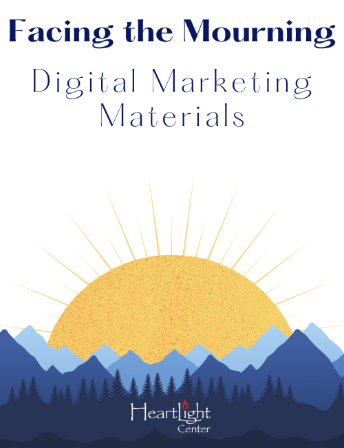 Facing the Mourning Digital Marketing Materials