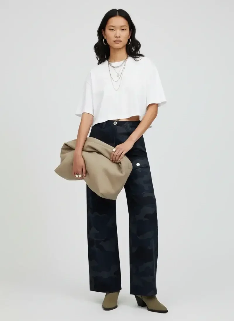 Blue Wide Leg Pants