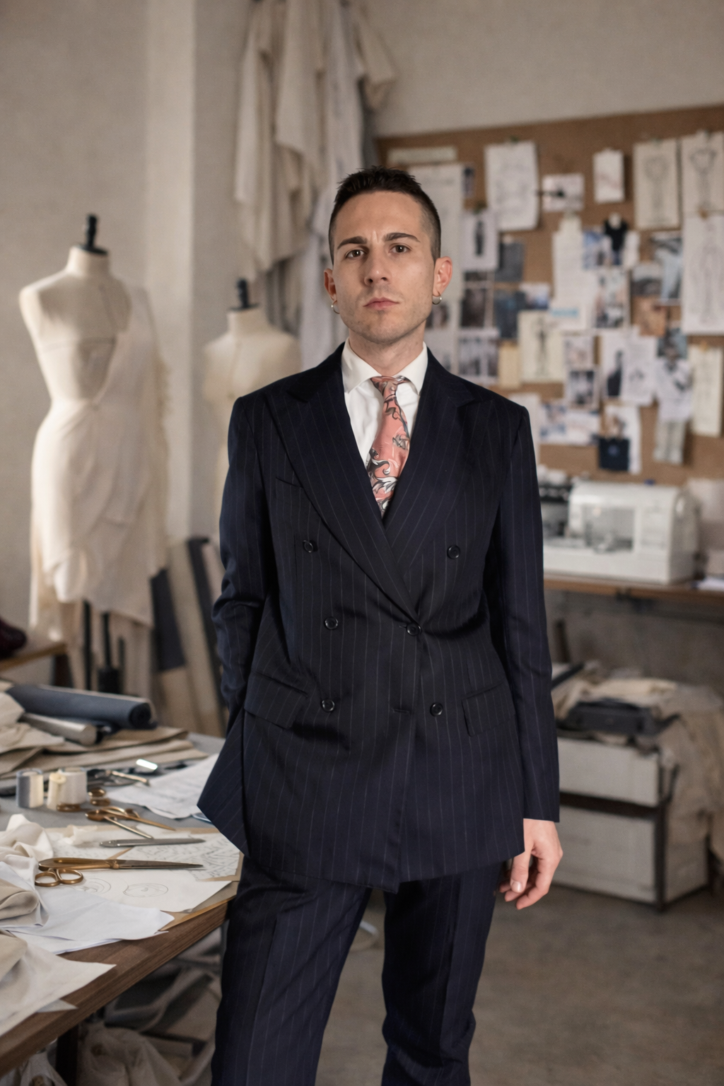 Alberto Miceli Atelier, New York, Fashion, made in Italy, atelier, maison, fashion house, sketch