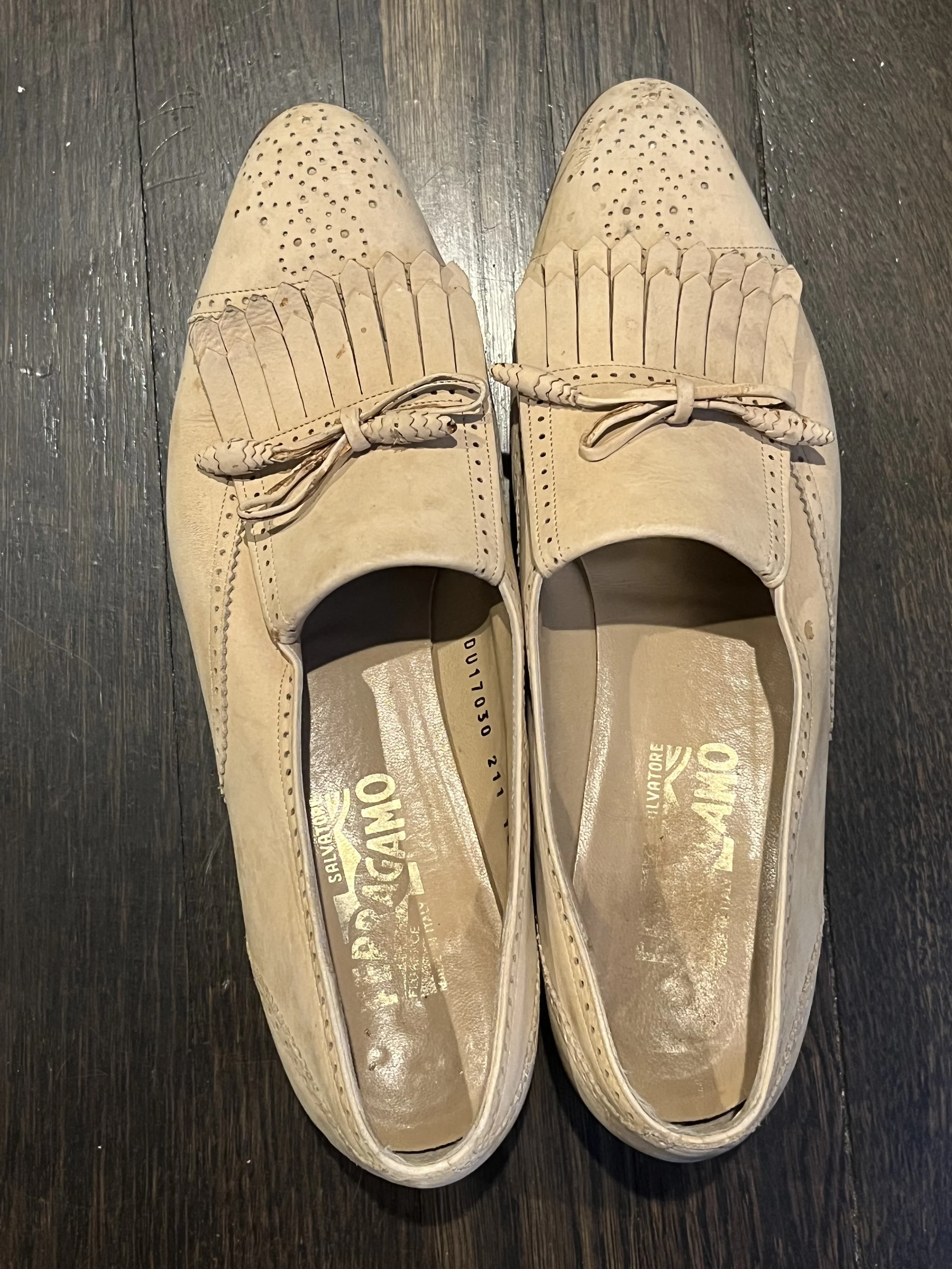 Salvatore Ferragamo Fringe Loafers