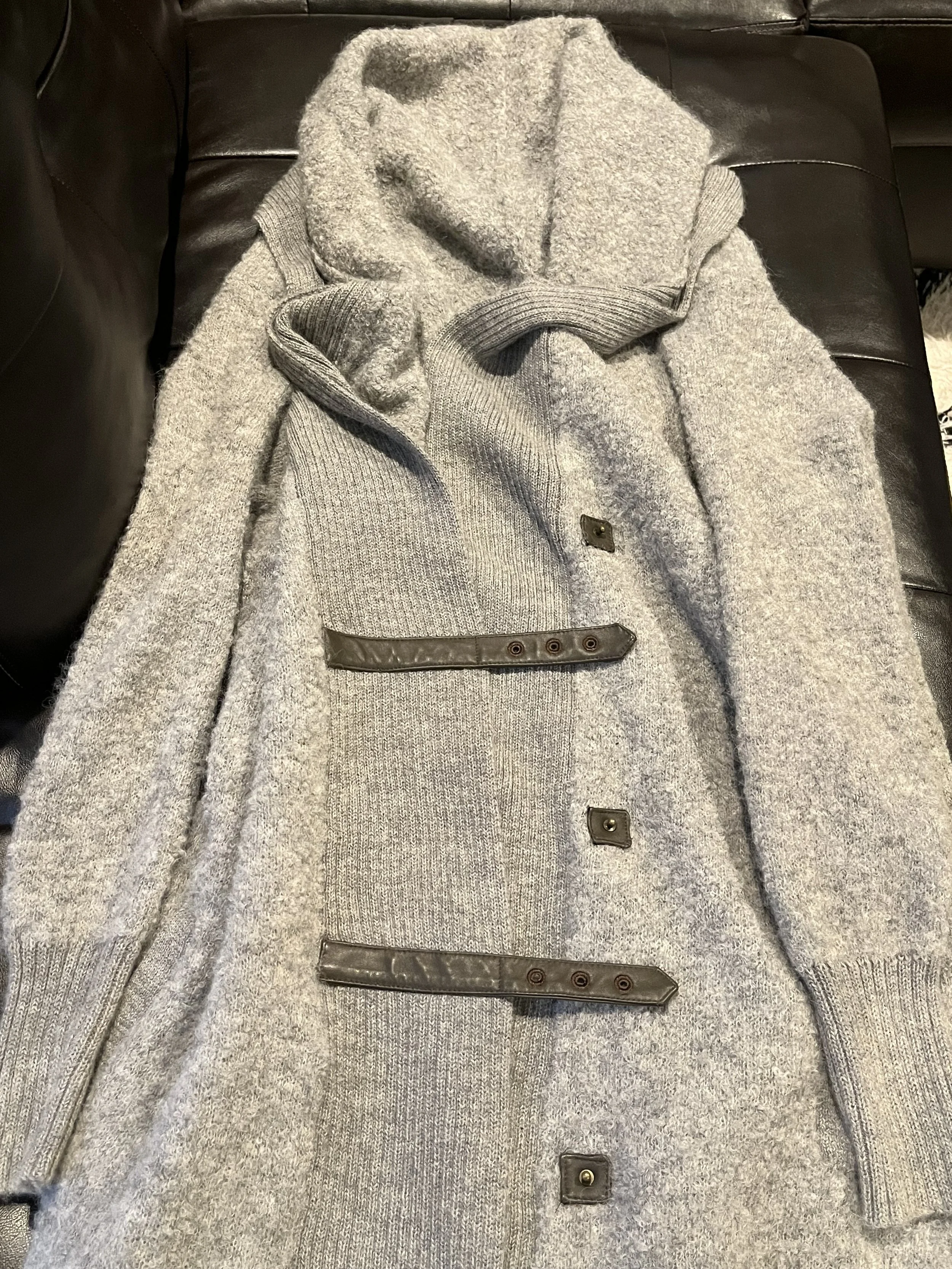 Nicholas K Oversized Wool Blend Cardigan