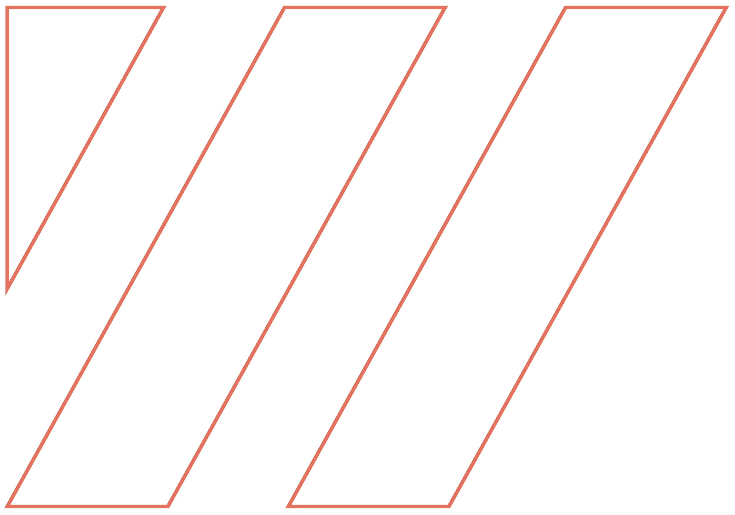 Grafik mit parallelen Linien auf schwarzem Hintergrund, Linien sind rot umrissen.