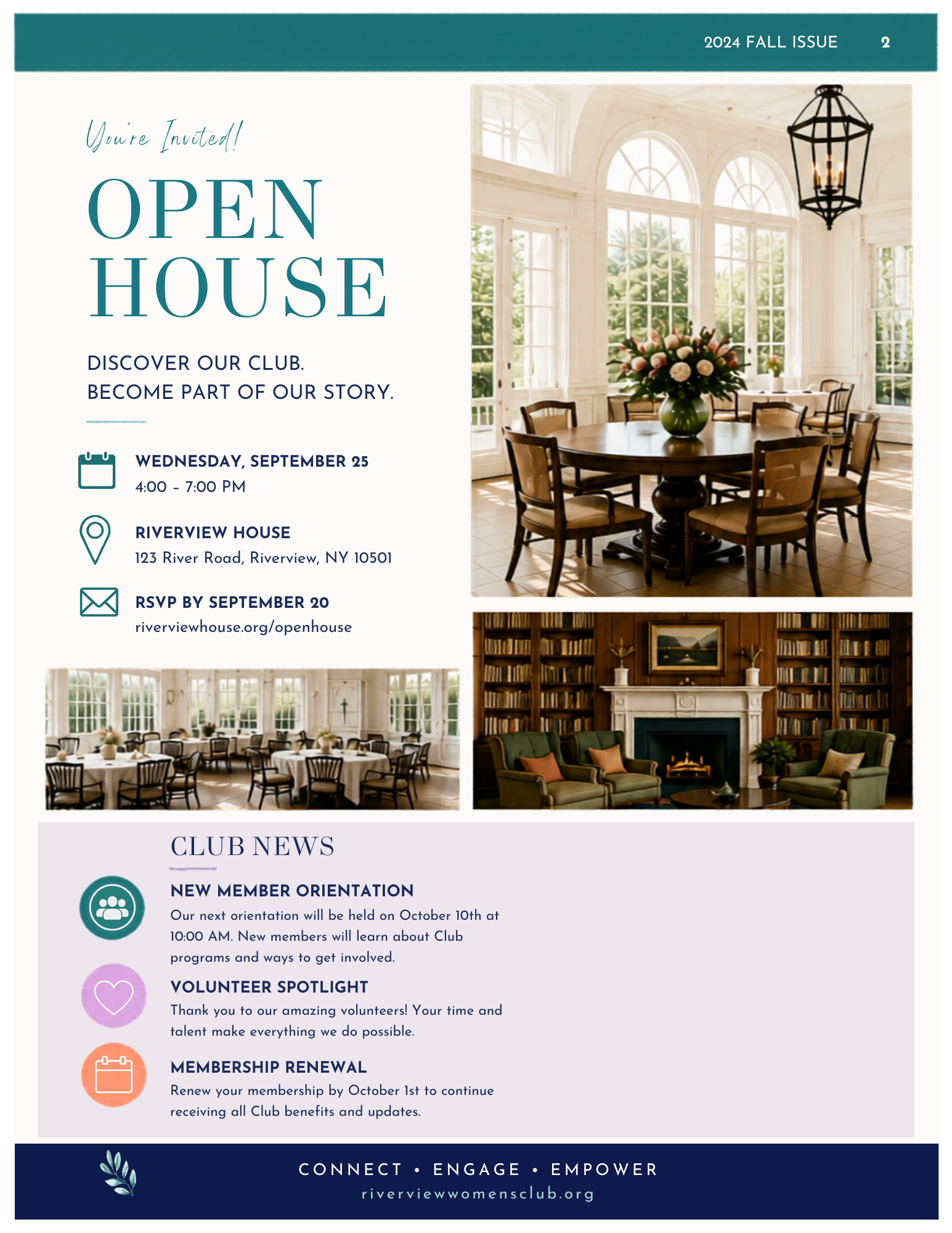 Newsletter Sample Page 2