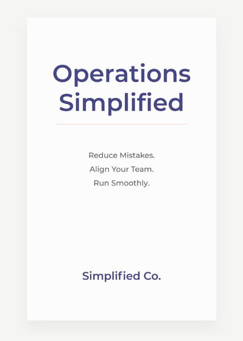 Operations Simplified Workbook