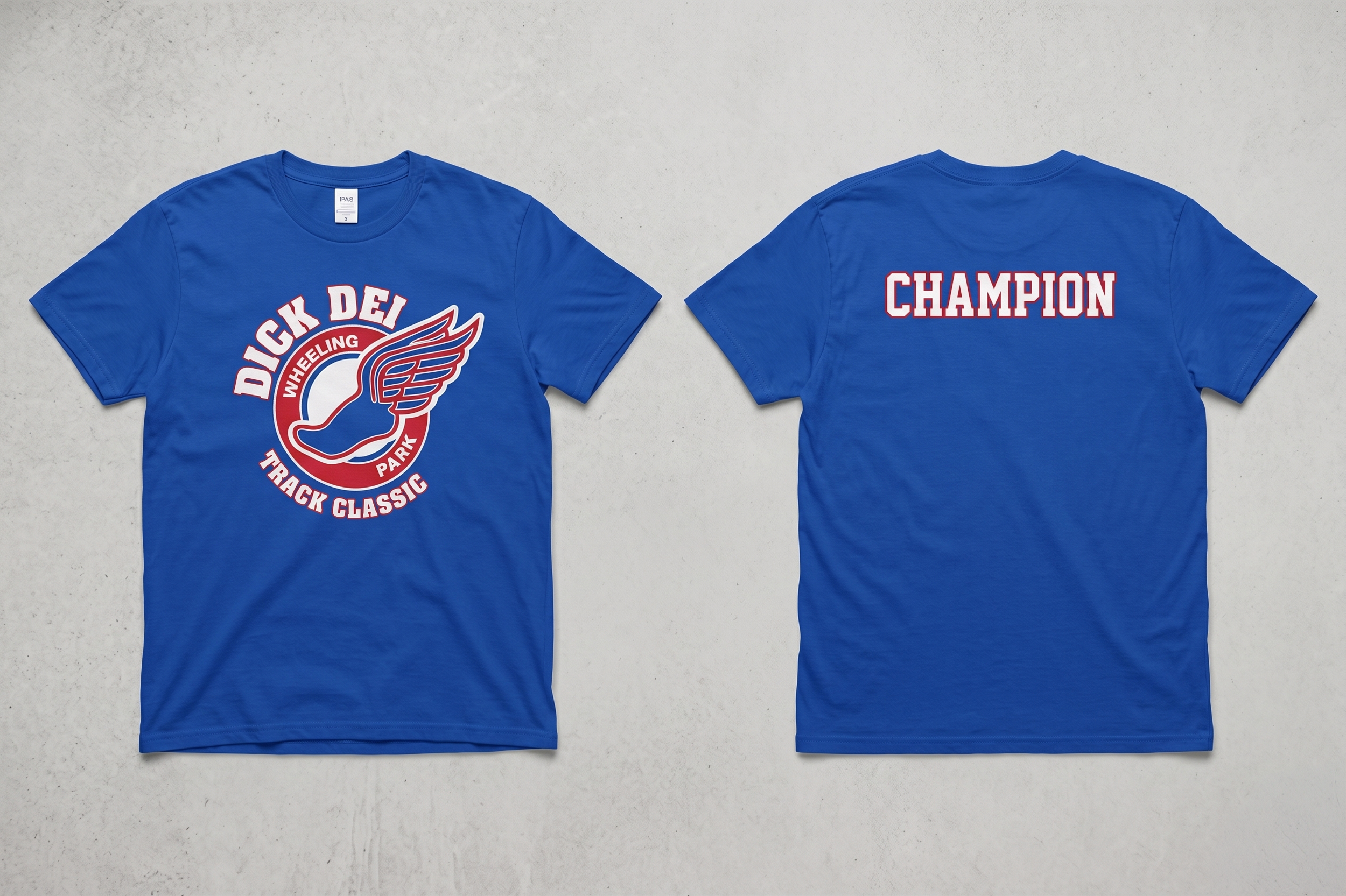 Winners of each event, along with members of winning relay teams, receive a first-place plaque and a champion T-shirt, custom monogrammed on-site.
