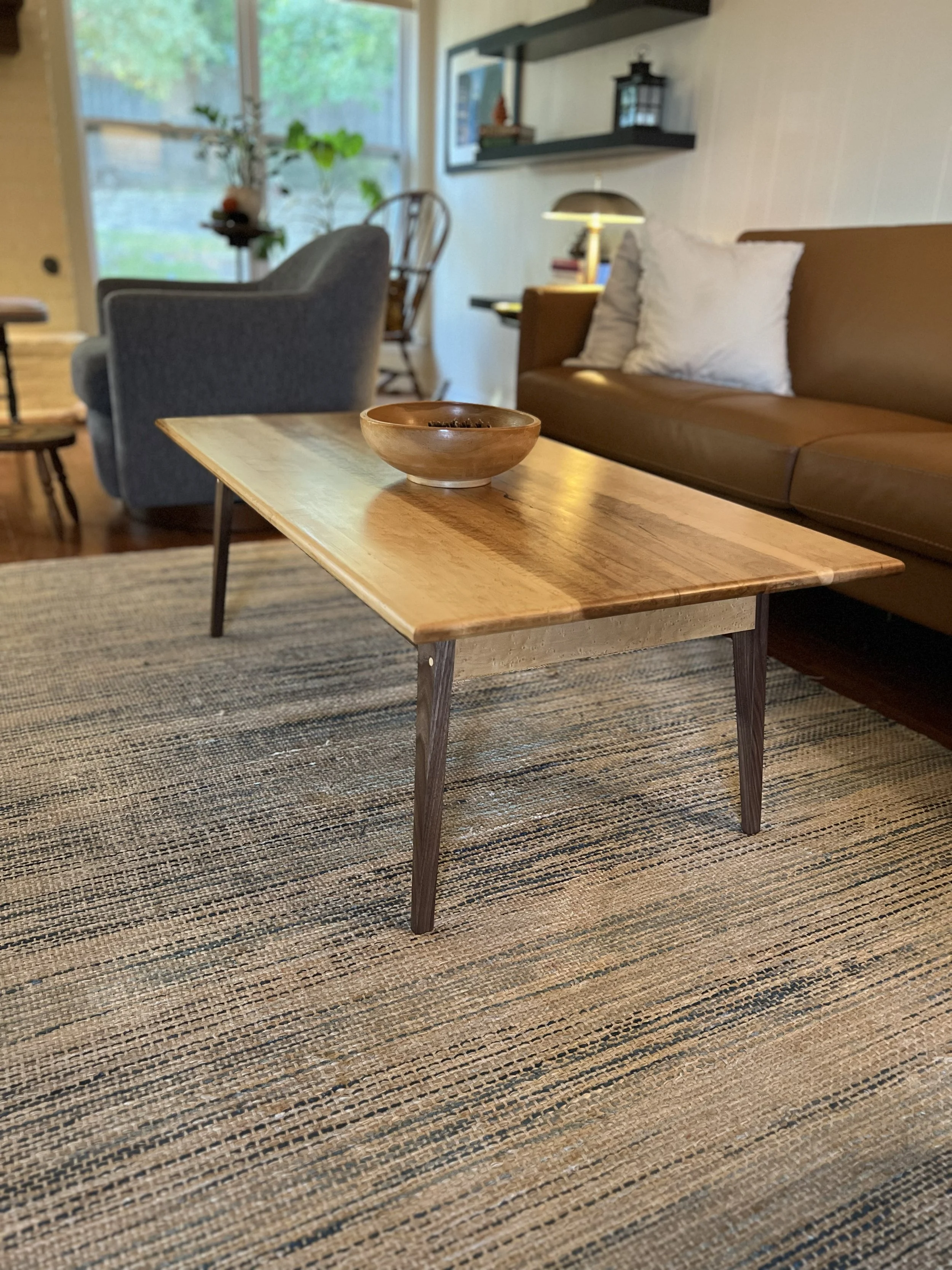 Birdseye Maple coffee table