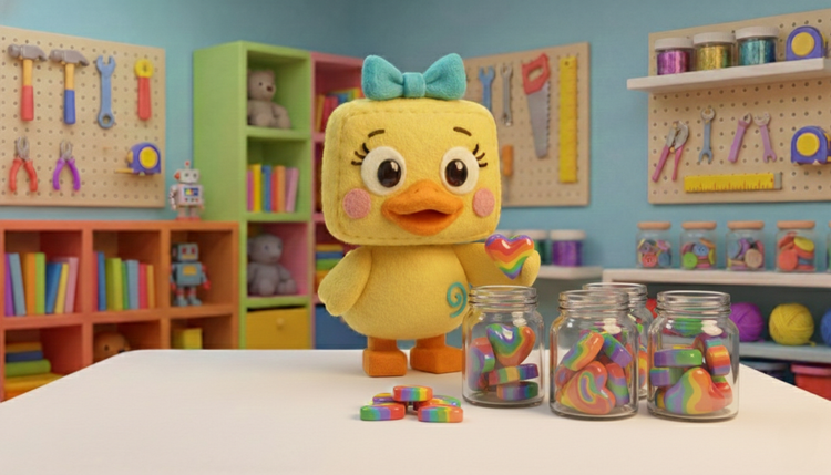 Finished homemade crayons