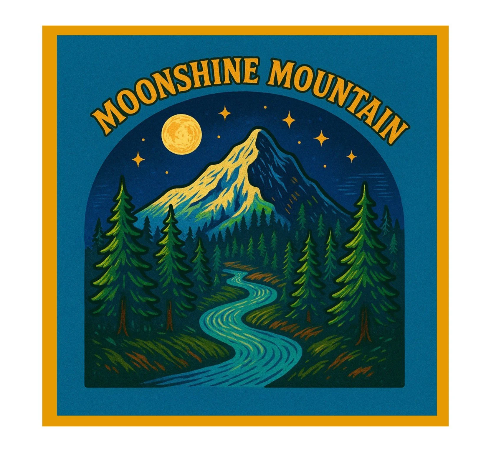 Support Moonshine Mountain Sticker