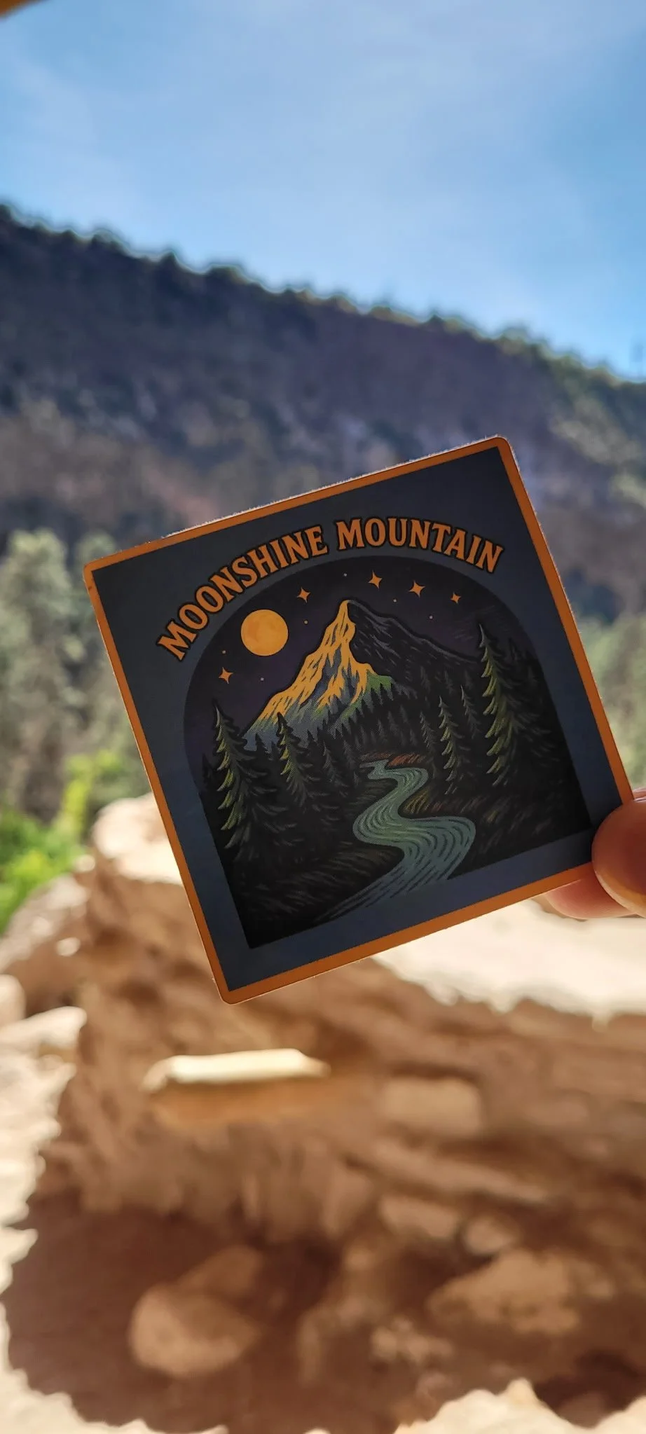 Support Moonshine Mountain Sticker