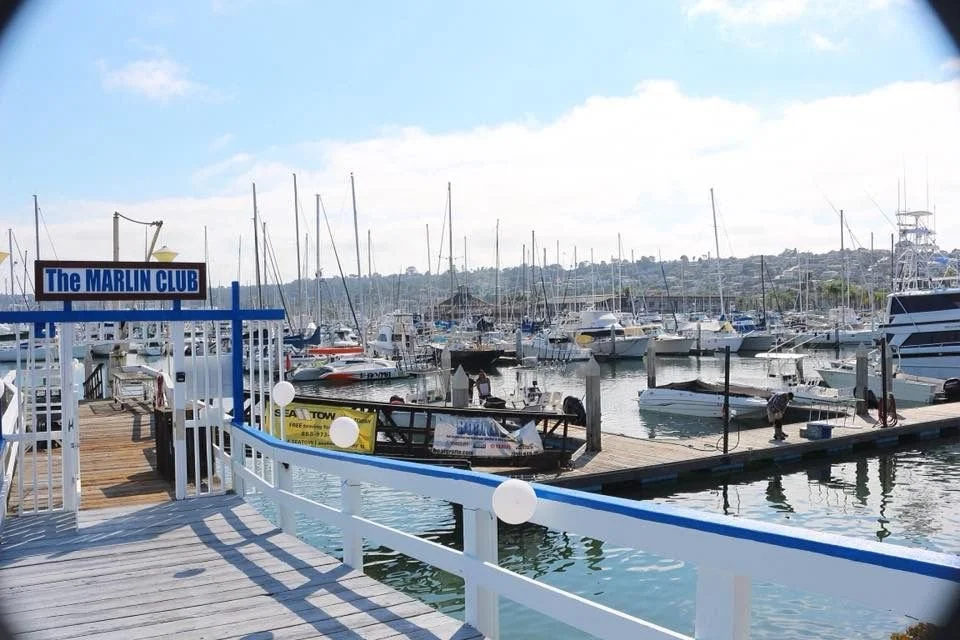 The Marlin Club Dock in San Diego