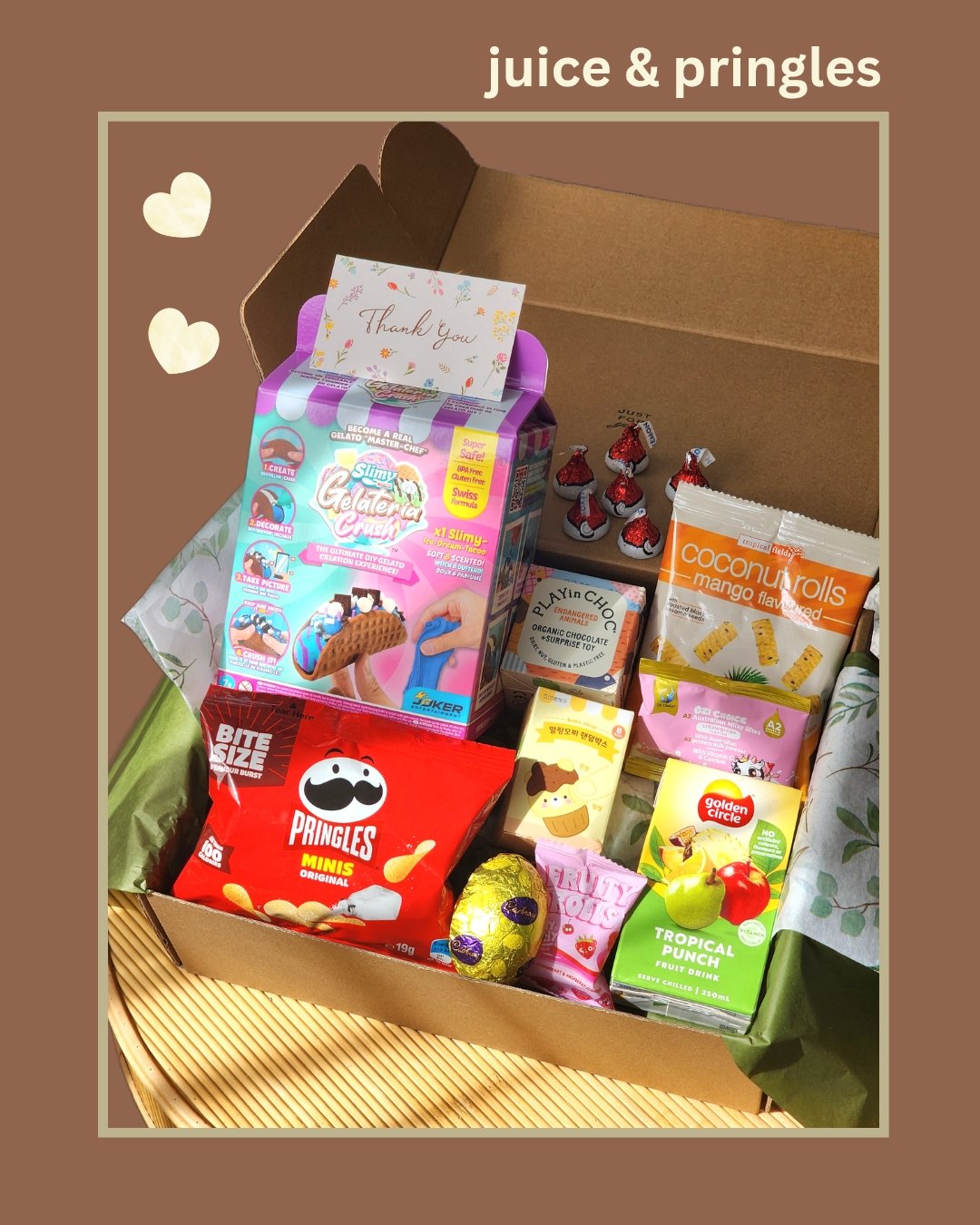 Aspiring Gelato Chef Gift Box  - (with juice & pringles)