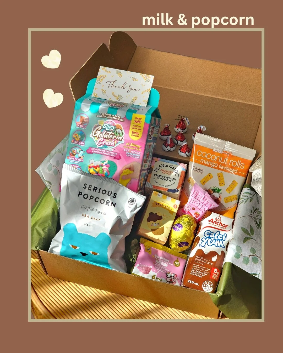 Aspiring Gelato Chef Gift Box  - Gluten-Free (with milk & popcorn)