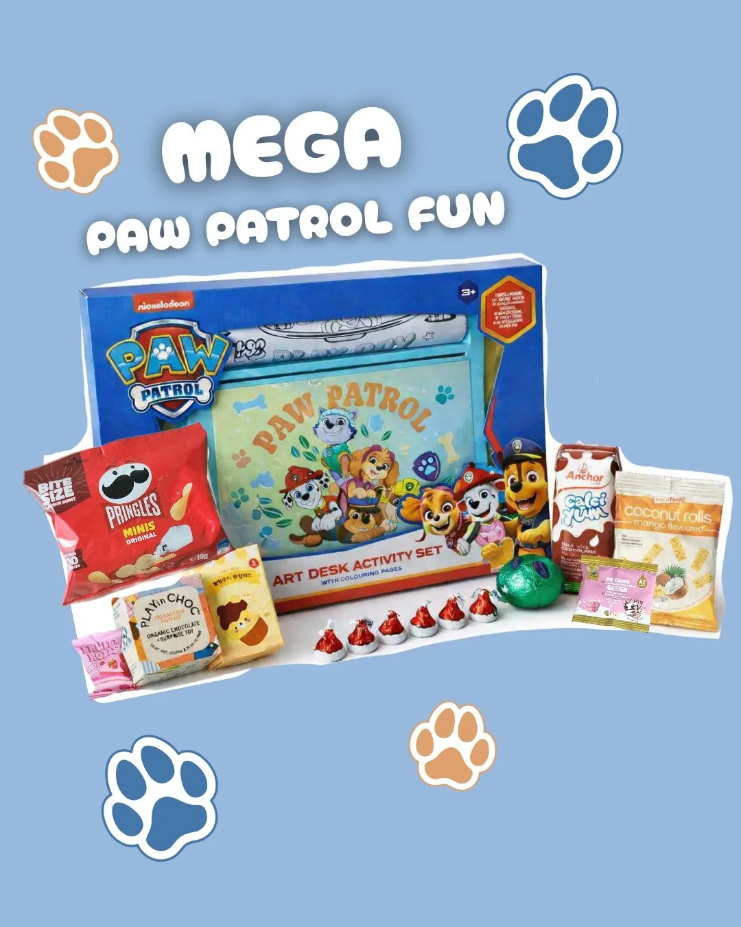 Mega PAW Patrol Gift Box - (with milk & pringles)