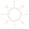 Icon of the sun with rays