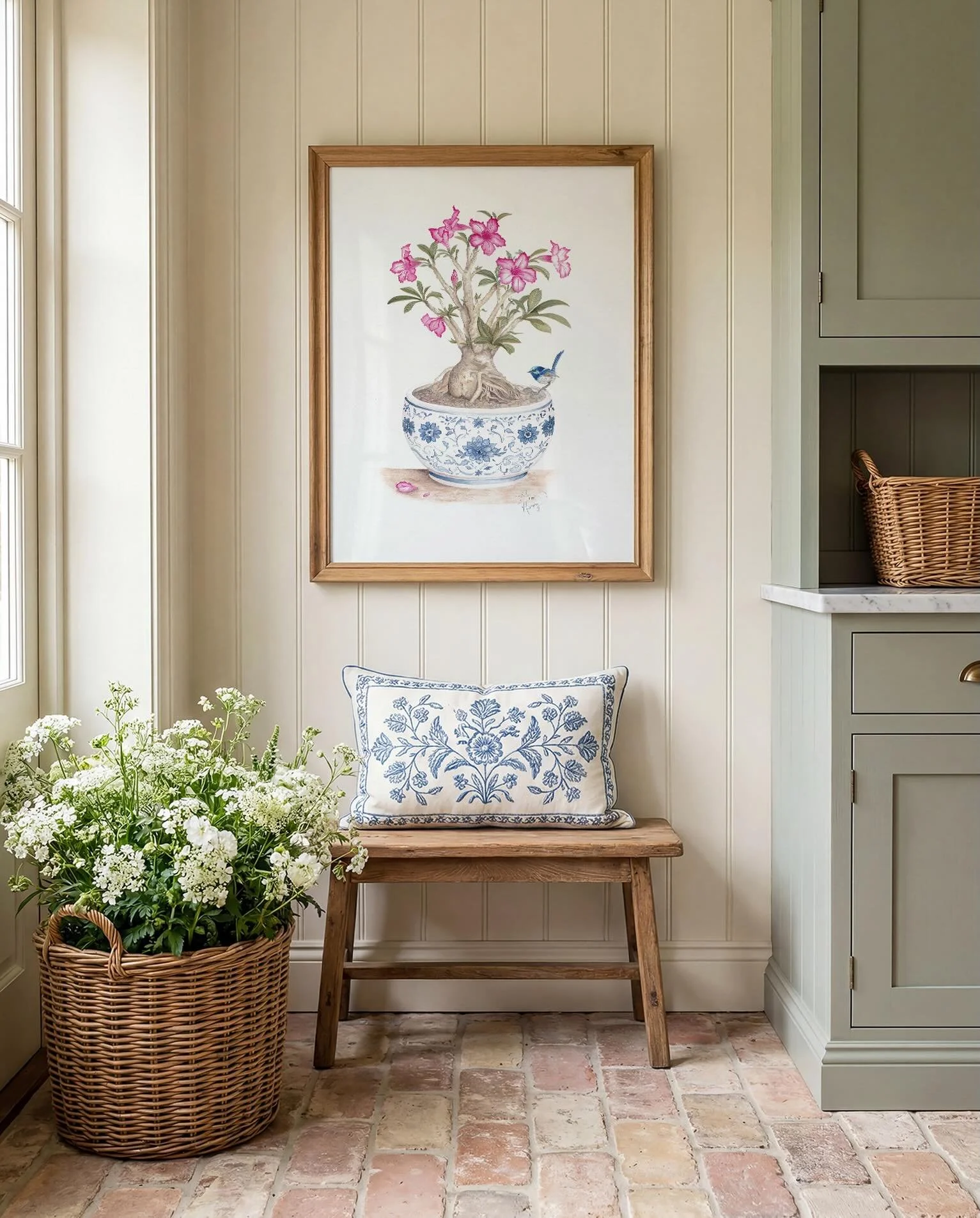 The Wren&rsquo;s Rest - original &amp; limited edition prints available soon! ✨

#watercolourbotanicalpainting #heirloombotanicalart #heirloomart #botanicalartist #australianartist