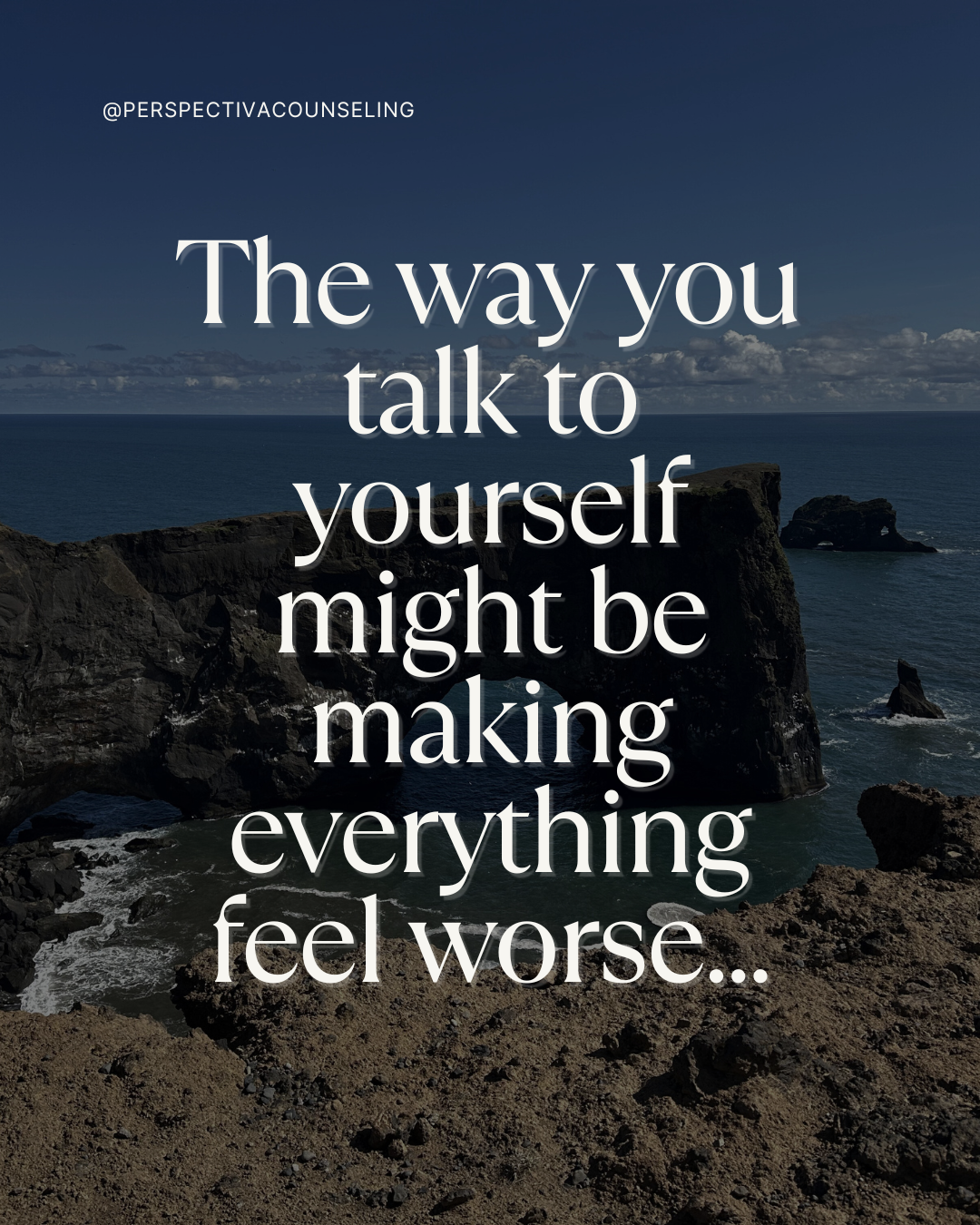 The way you talk to yourself might be making everything feel worse…