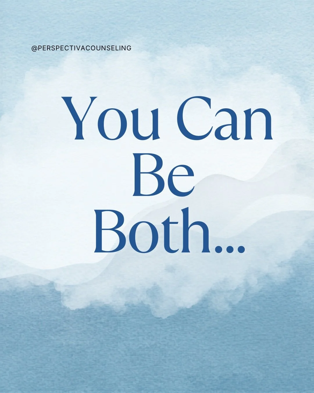 Probably one of my most used lines is two things can be true at once. If you feel any of these, know that you aren&rsquo;t alone 🩵  #mentalhealth #mentalhealthawareness #therapy #highfunctioninganxiety #undiagnosedadhd