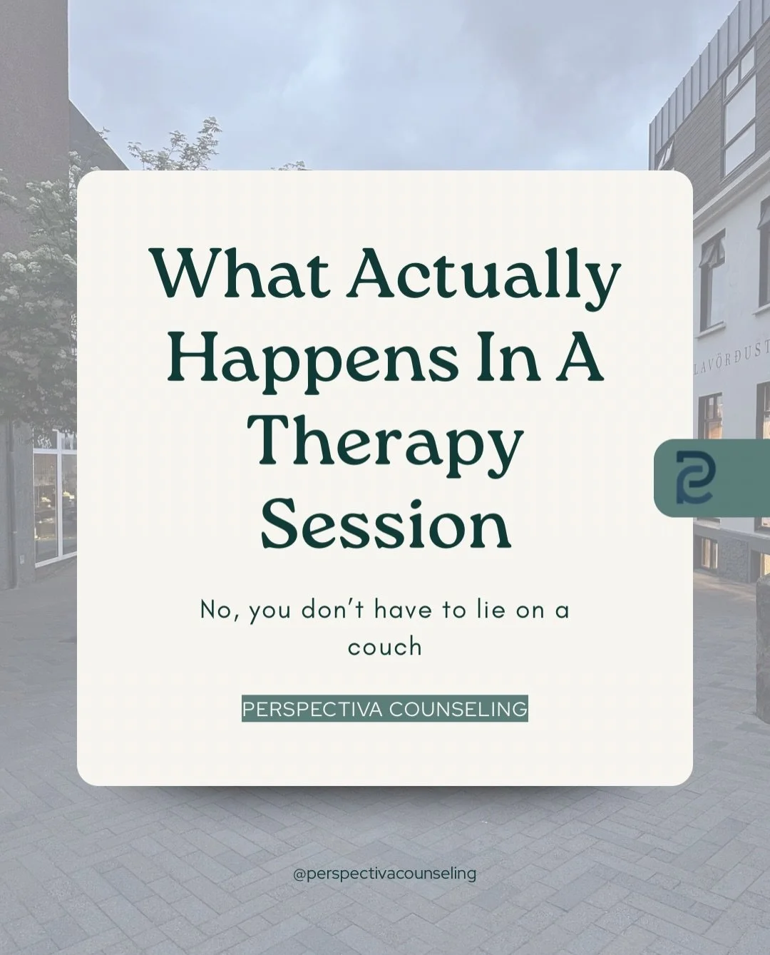 Most people have no idea what actually happens when therapy starts and that uncertainty keeps a lot of people from ever booking.

So let&rsquo;s pull back the curtain👇

Swipe to see what a real session looks like at Perspectiva Counseling, no couch 