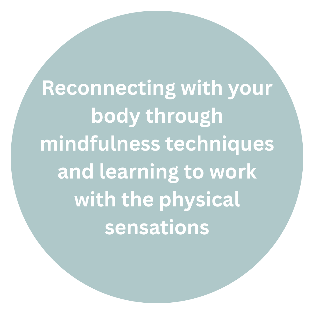 Reconnecting with your body to work with physical sensations of anxiety