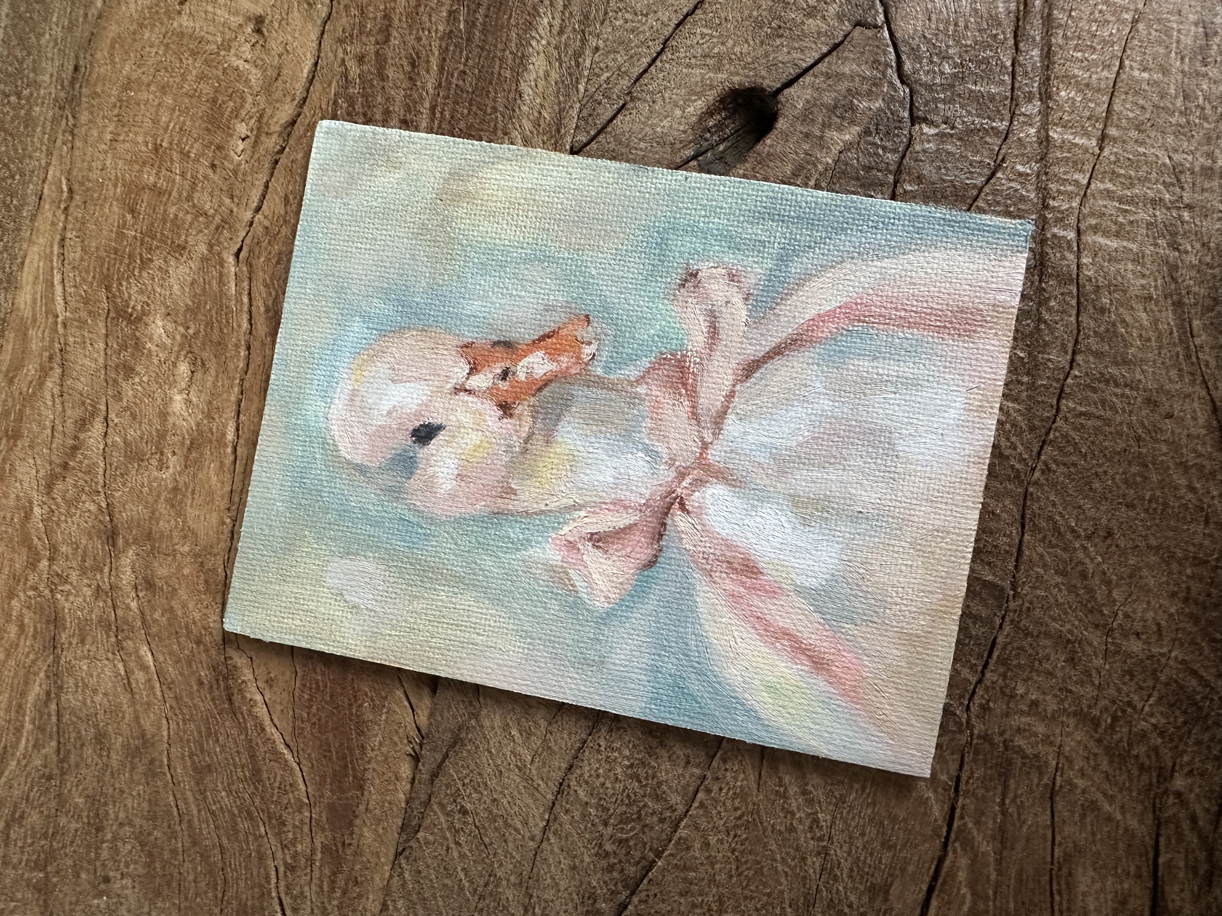 Oil on panel 9X12 cm