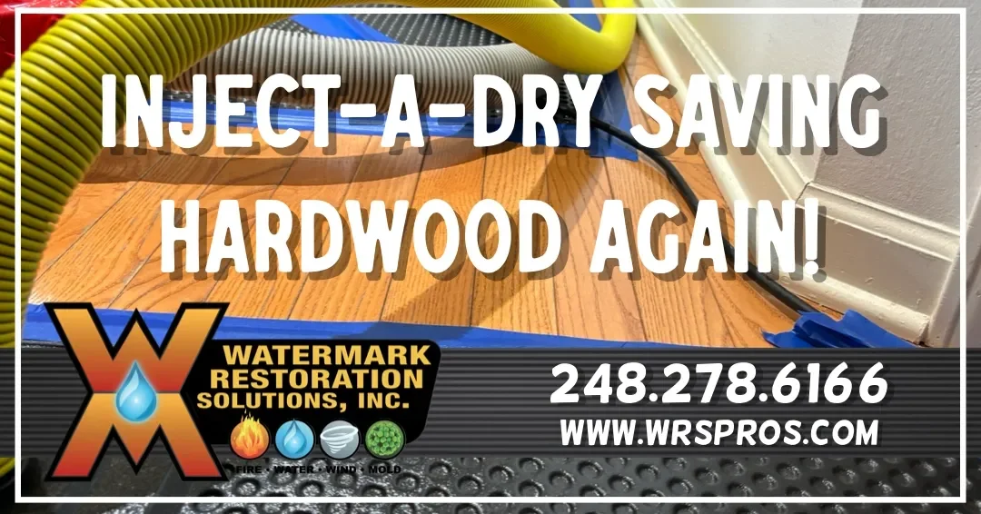 Inject-A-Dry: Saving Hardwood Floors After Water Damage