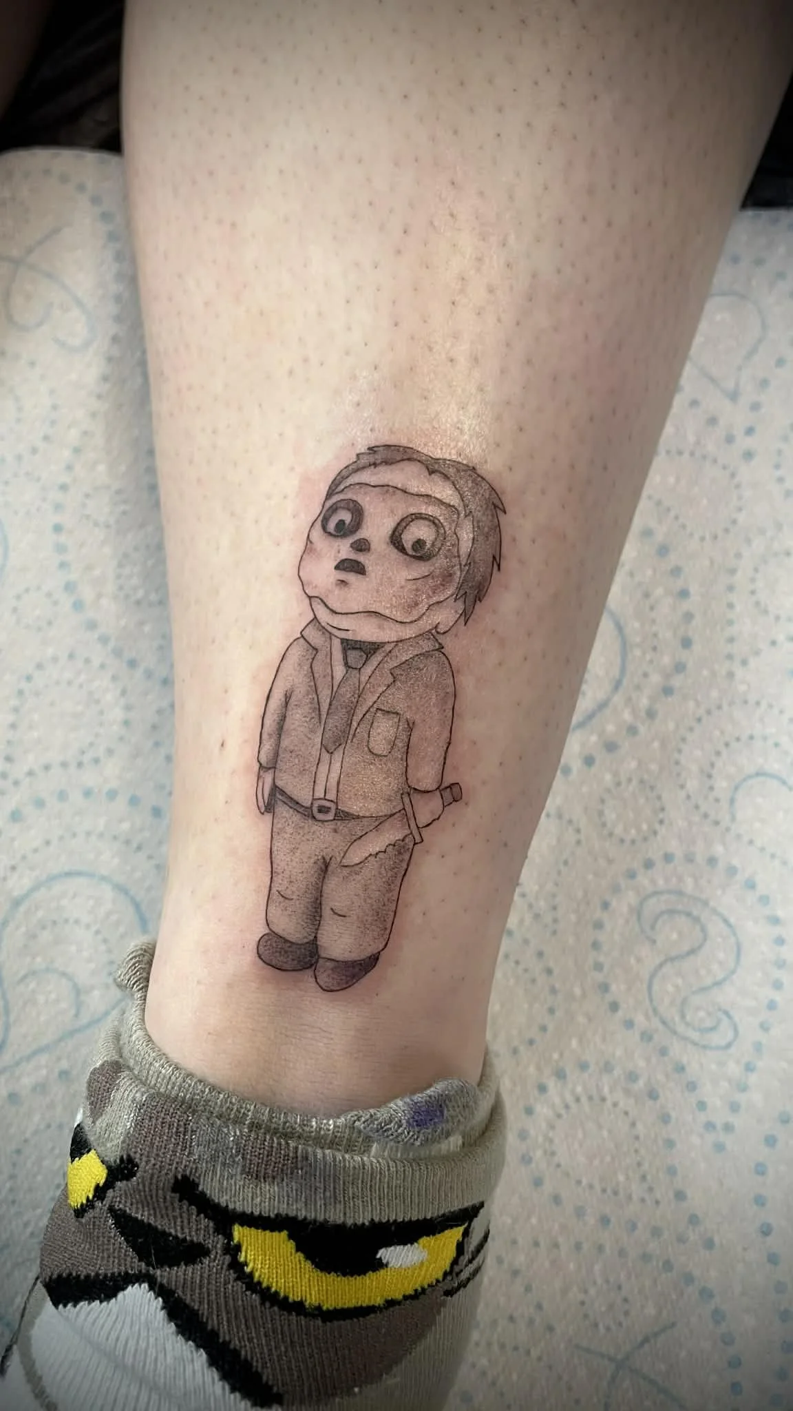 CPR Dwight shrute tattoo from the US office tv show 