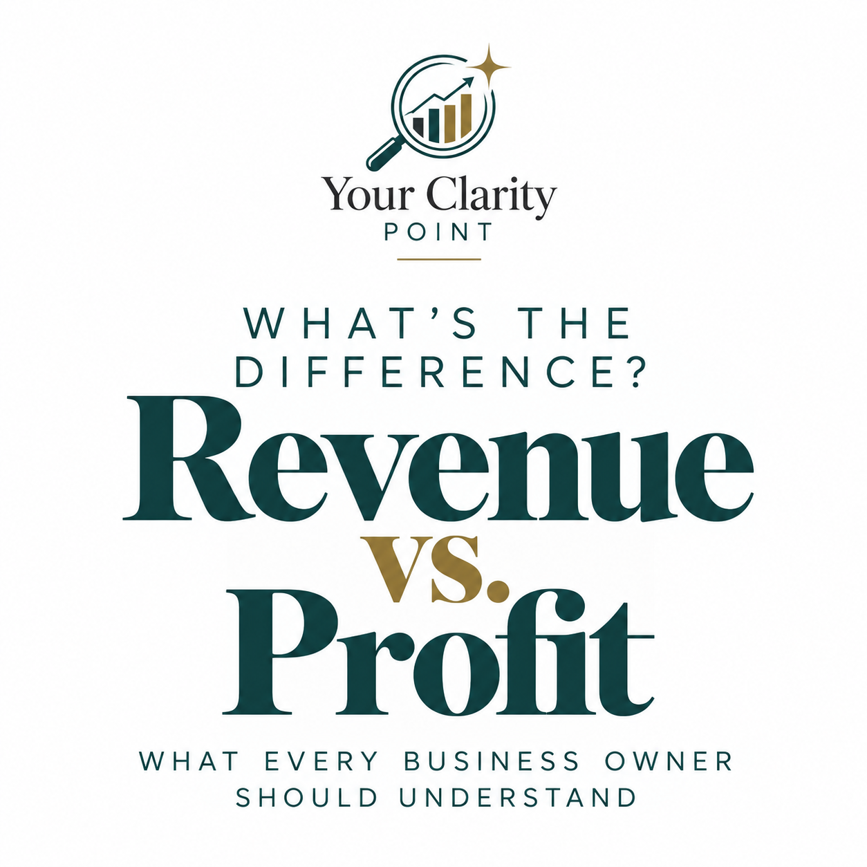 What's the Difference?  Revenue vs. Profit