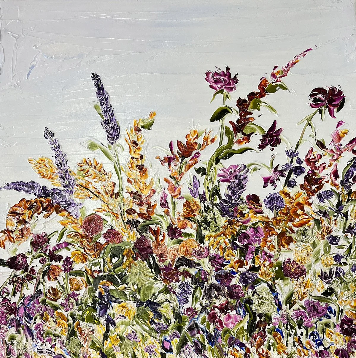 SOLD - 'The Beauty of your Life', 76 cm x 76 cm Oil, Linen, unframed