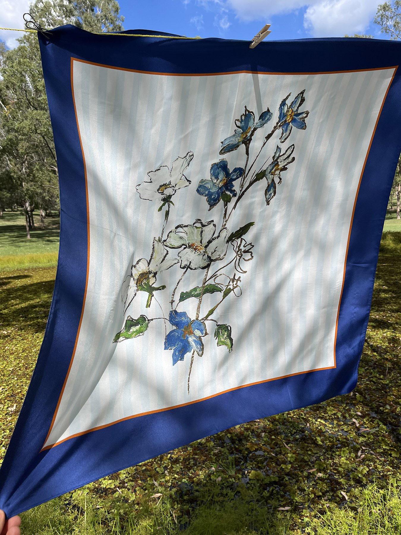 silk scarf blue Jamila Hume Art2.jpg