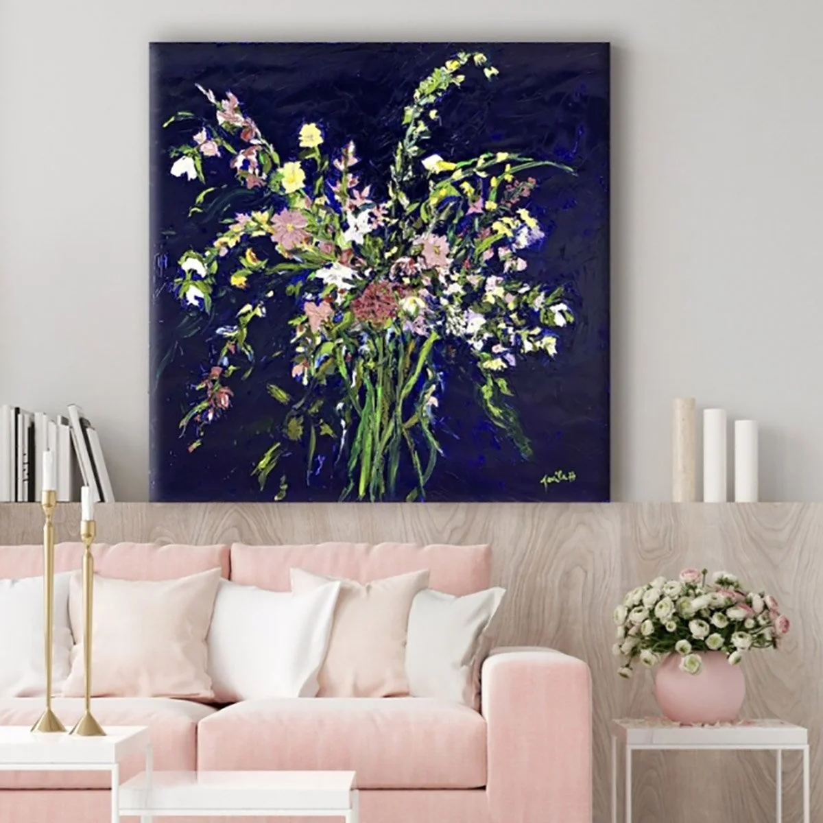 SOLD - 'French Summer', Oil on Italian linen
122 x 122 cm