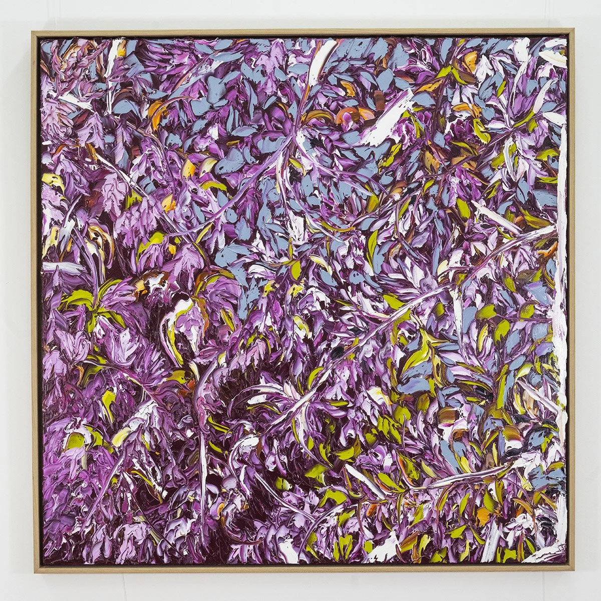 SOLD - 'When the Day Comes, You will Know', 110 cm x 110 cm, Oil on Italian Linen, Framed in Oak