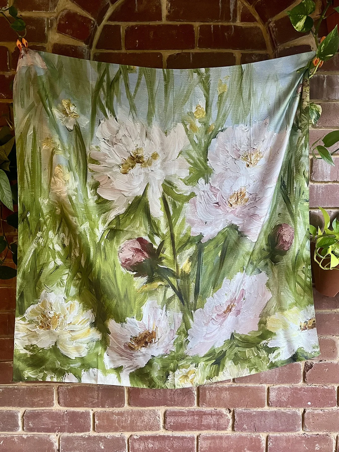 silk scarf Love Grows Here Jamila Hume Art2.jpg