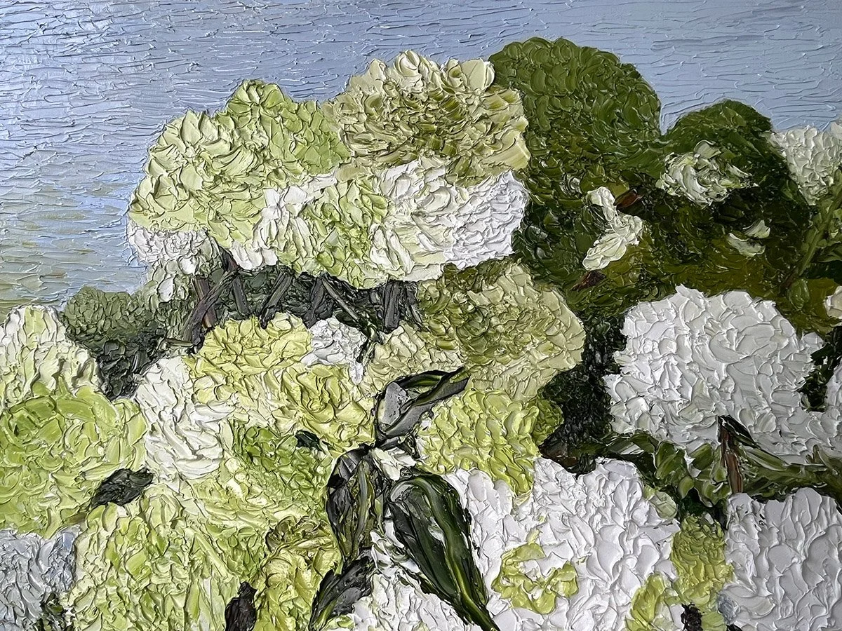 DETAILS: SOLD - 'Where Stillness and Peace Grow'.