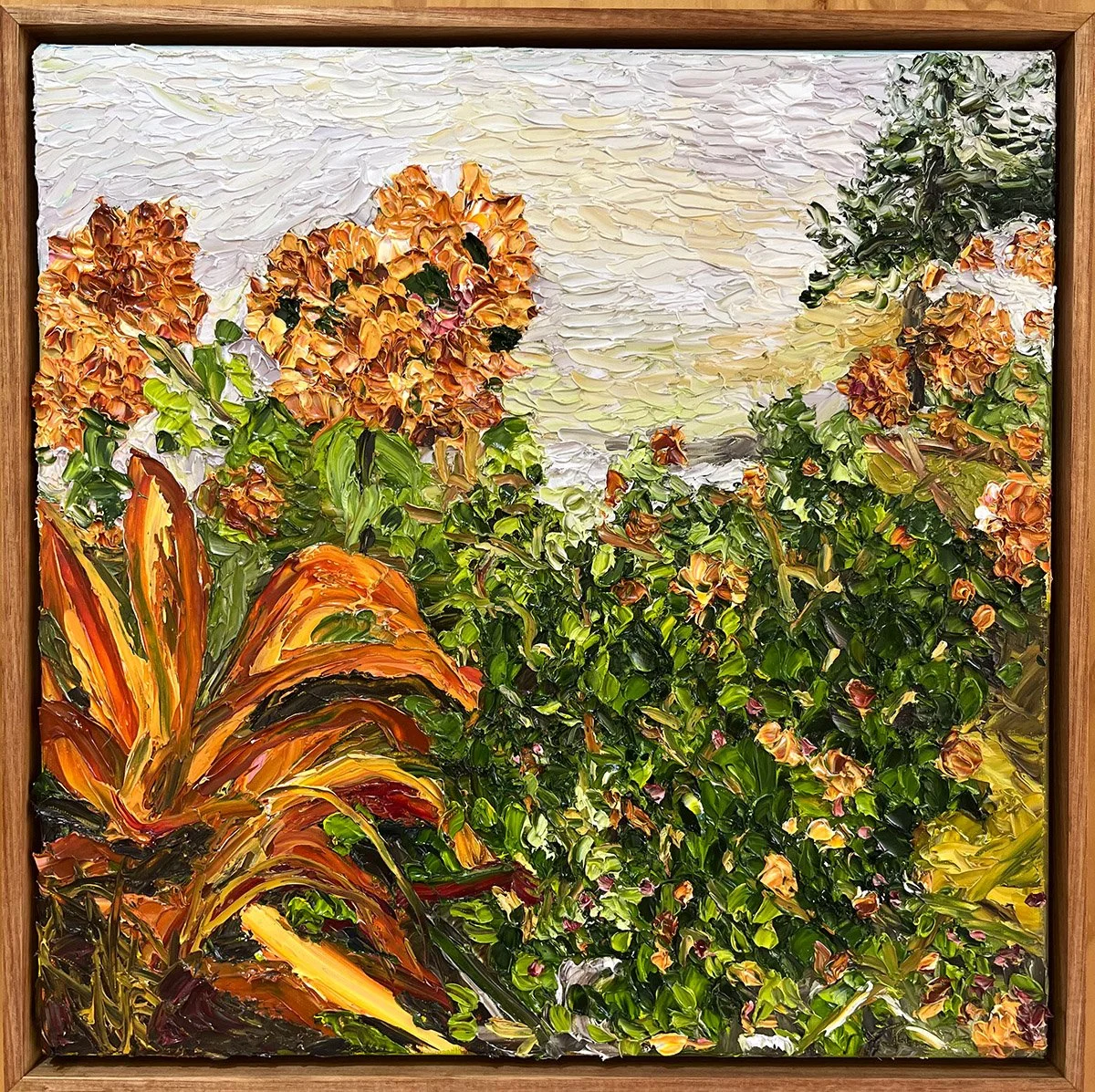 SOLD - 'Autumnal Delights', 43cm x 43cm, Oil on Linen, Framed