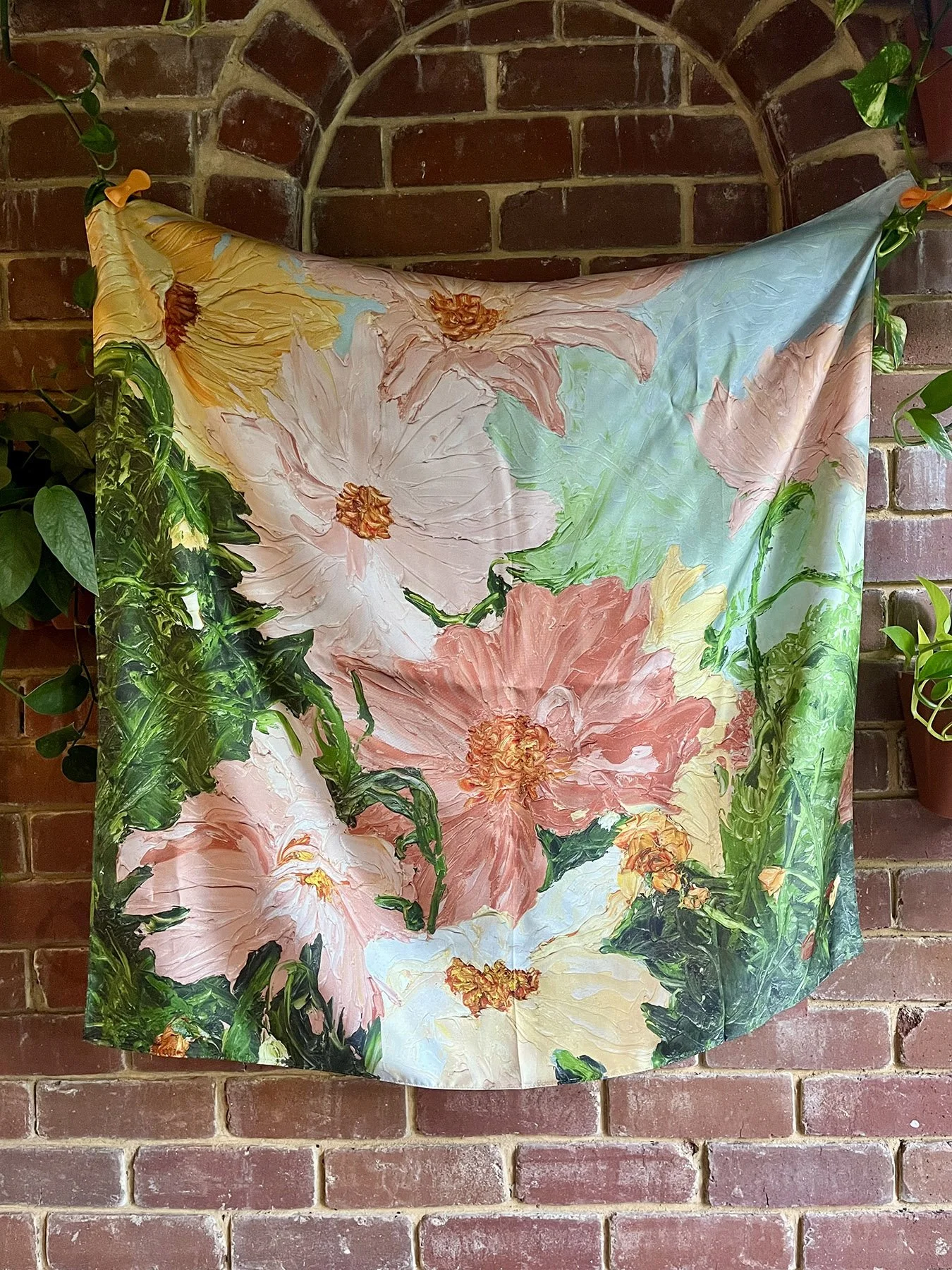 silk scarf Spring Blooms Jamila Hume Art2.jpg