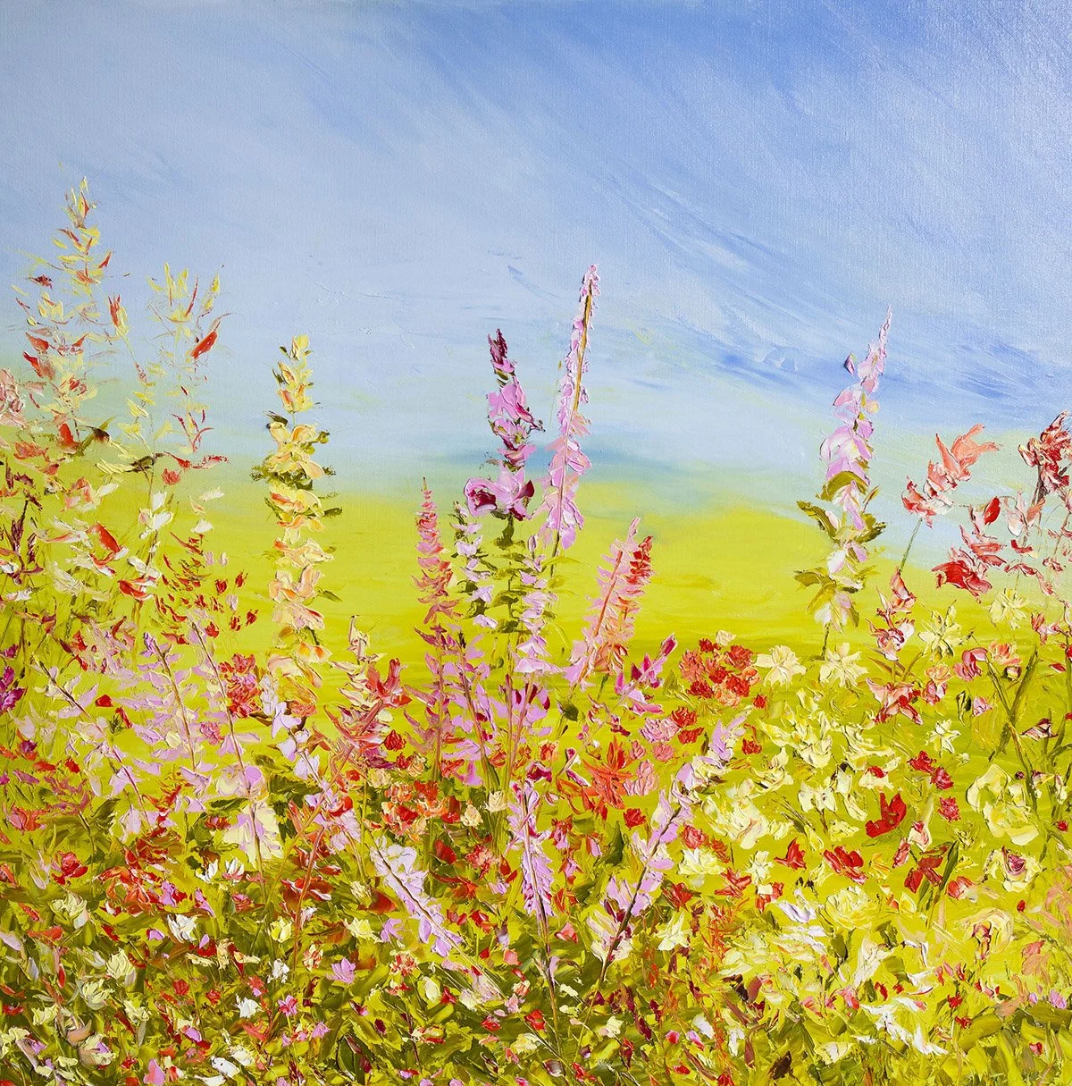 SOLD - 'Golden Hour', Oil on linen, framed 126cm x 120cm
