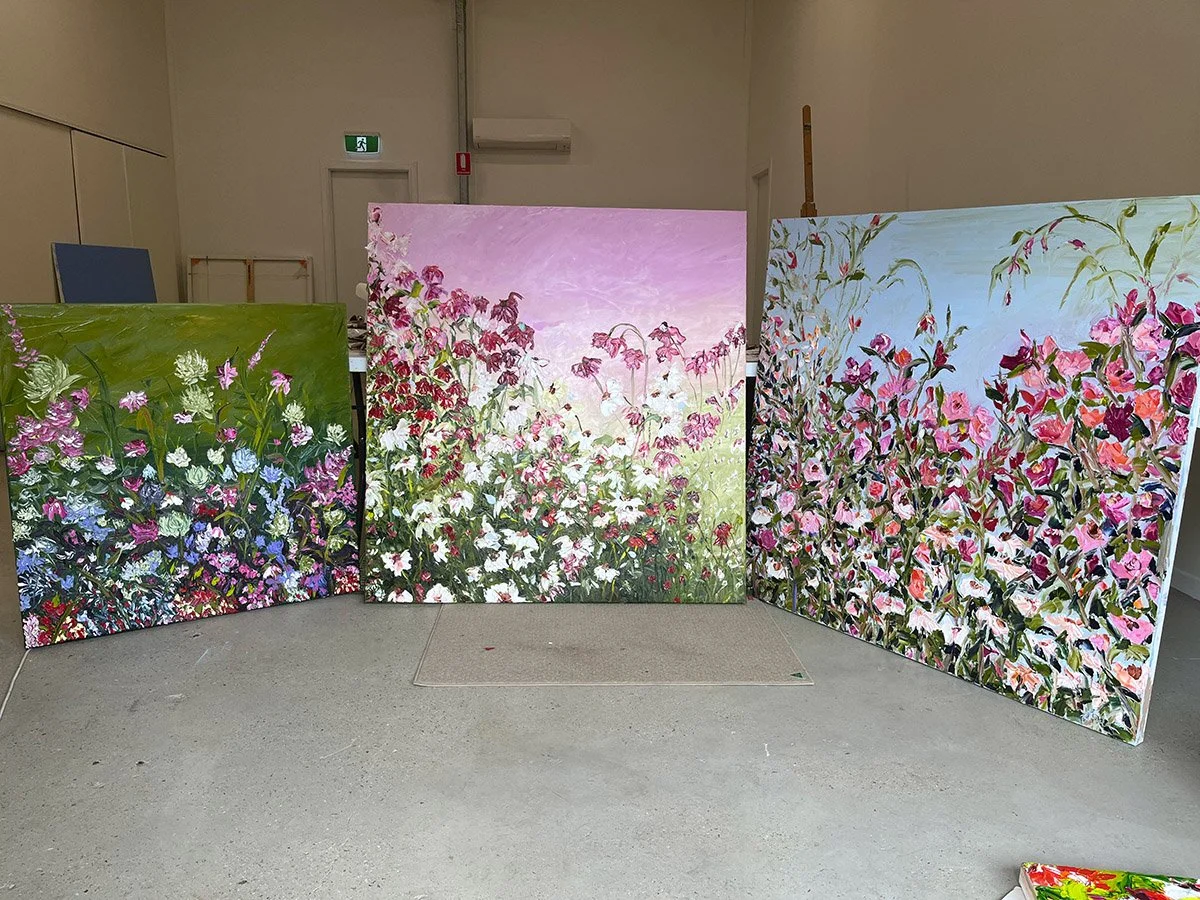 Florals! All three have sold and been shipped across the globe.