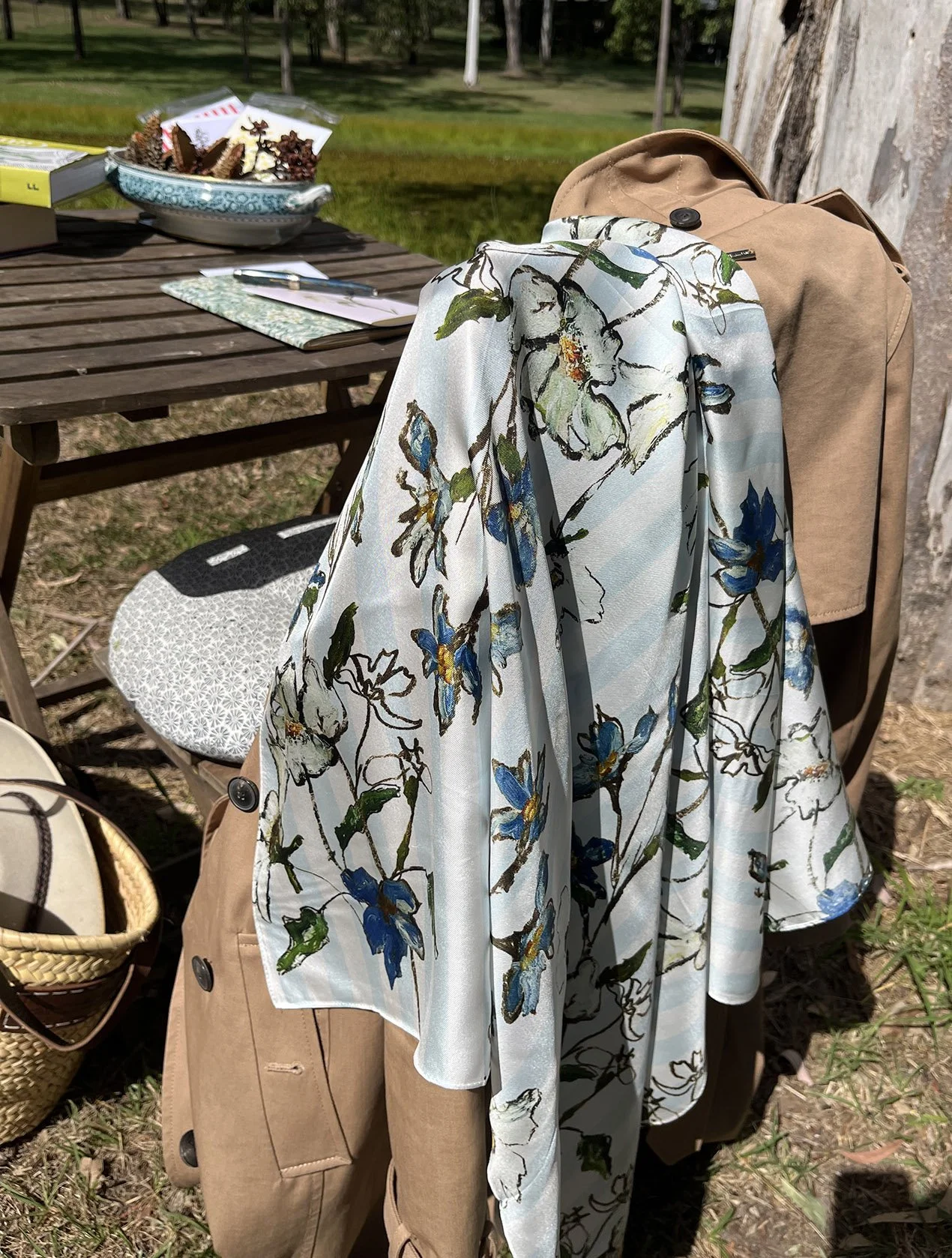 silk scarf Enchanted Jamila Hume Art.jpg