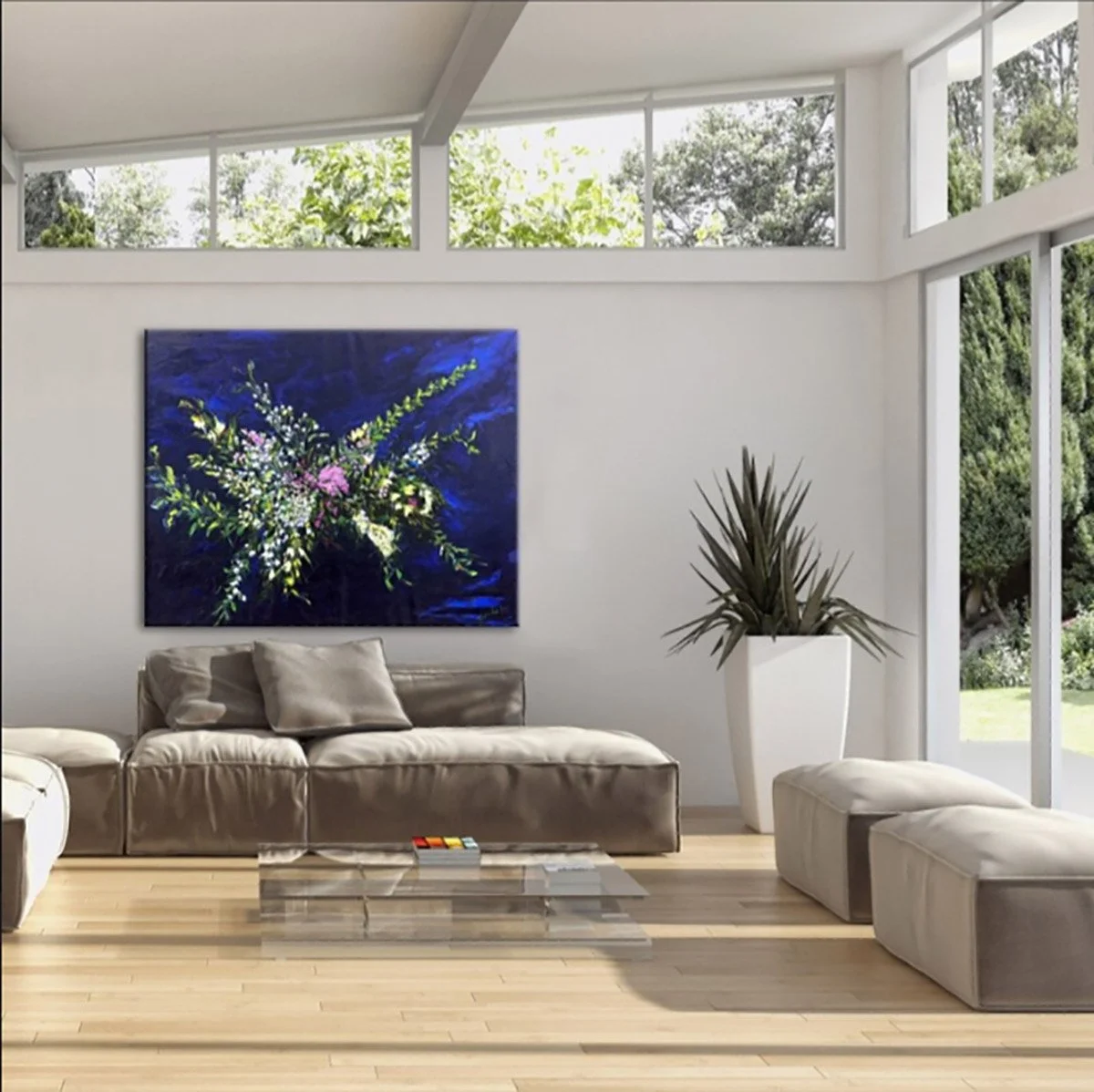 SOLD - 'Reaching for Stars', Oil on Italian Linen, 153 x 123 cm