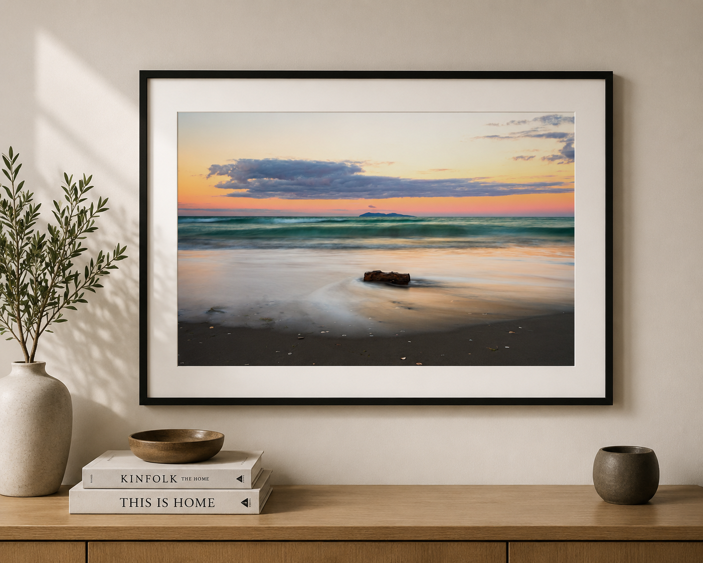 Sunset off Waihi Beach