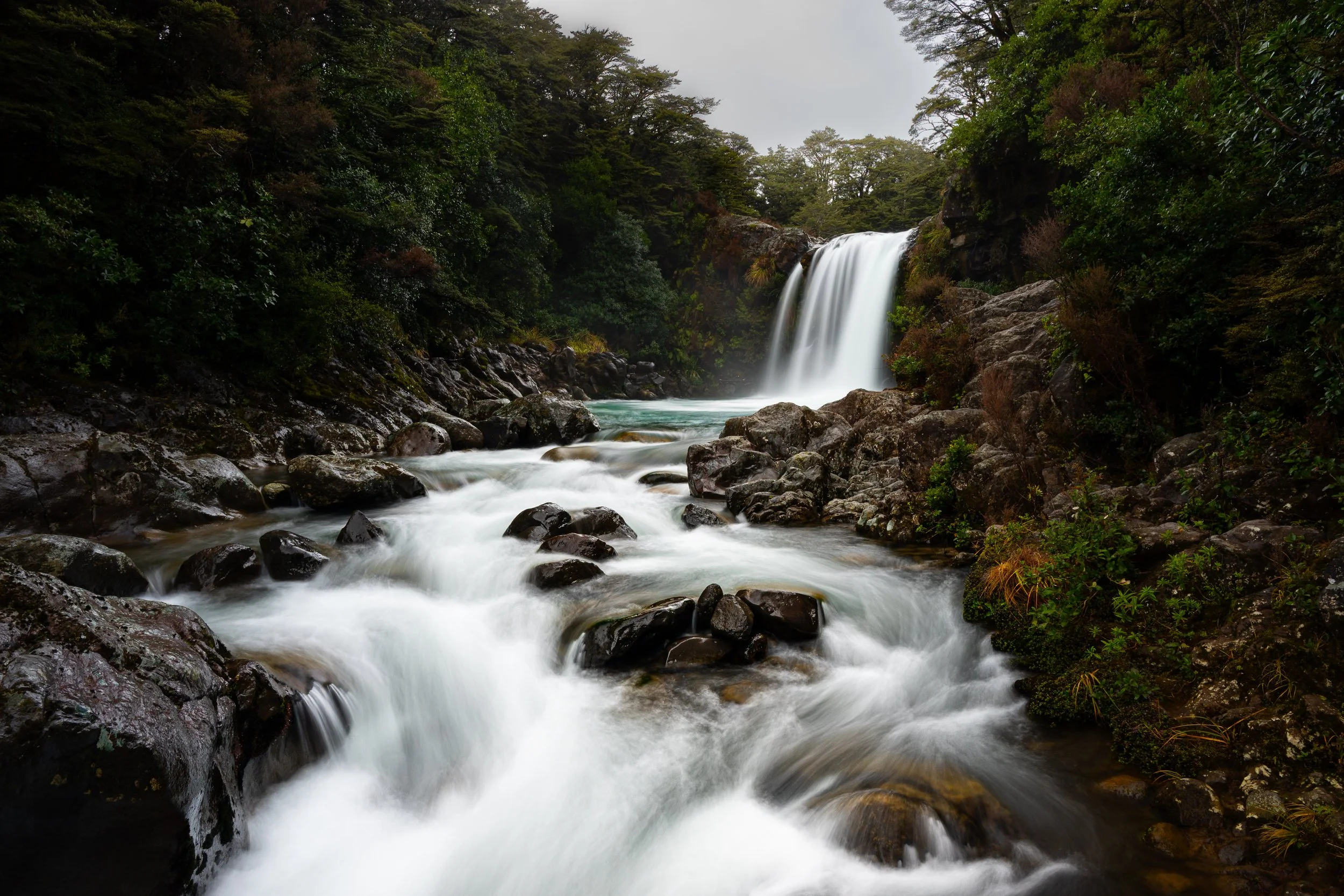 Tawhai Falls Tongariro Fine Art Print