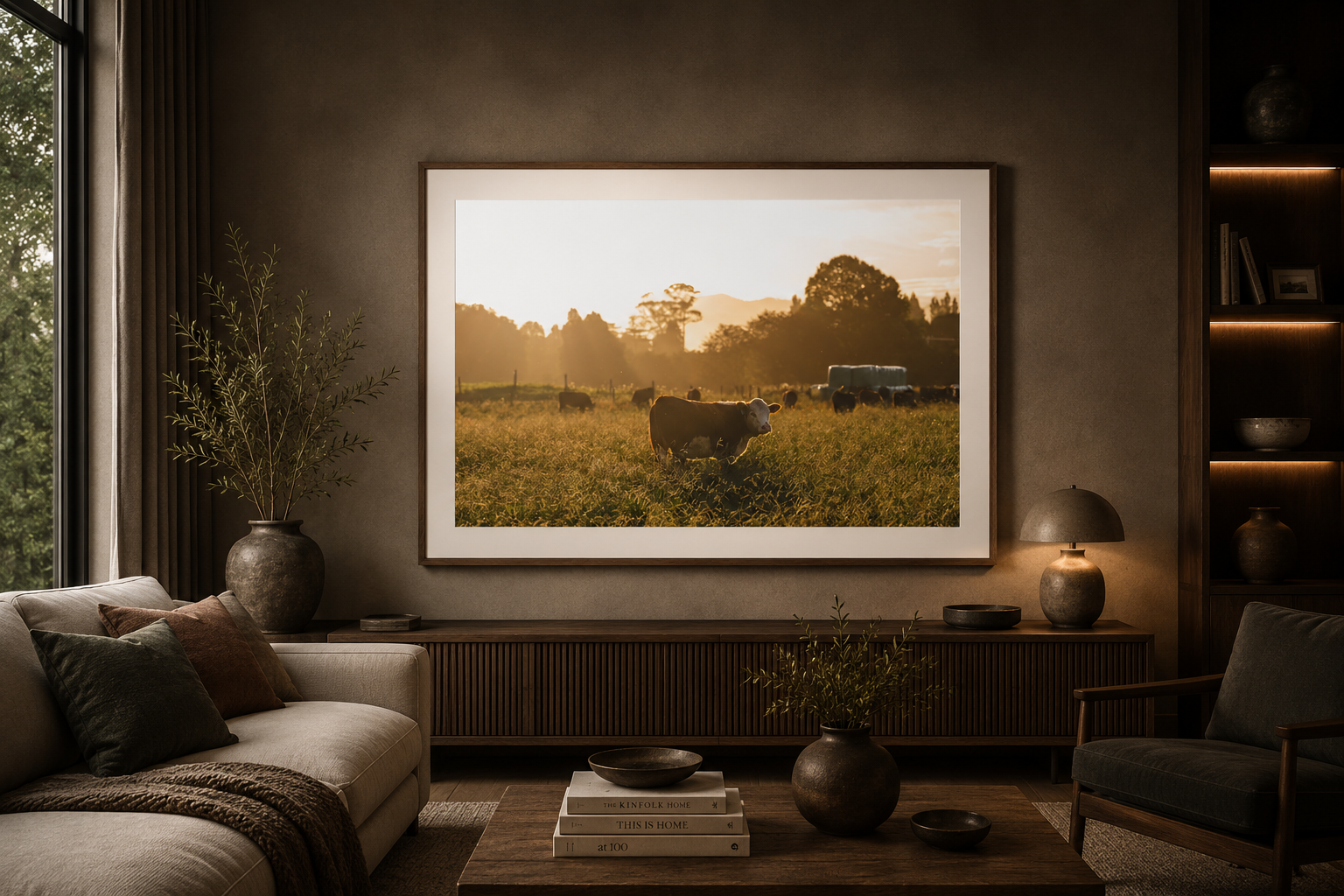 Rural New Zealand Sunset