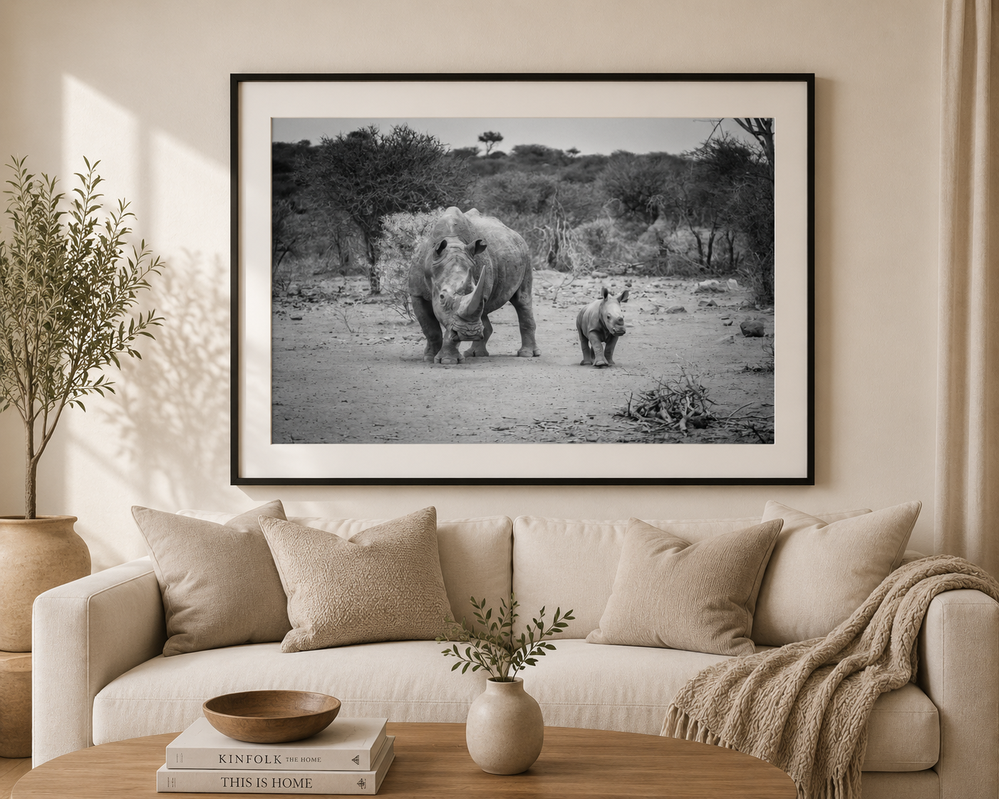 Namibia White Rhino