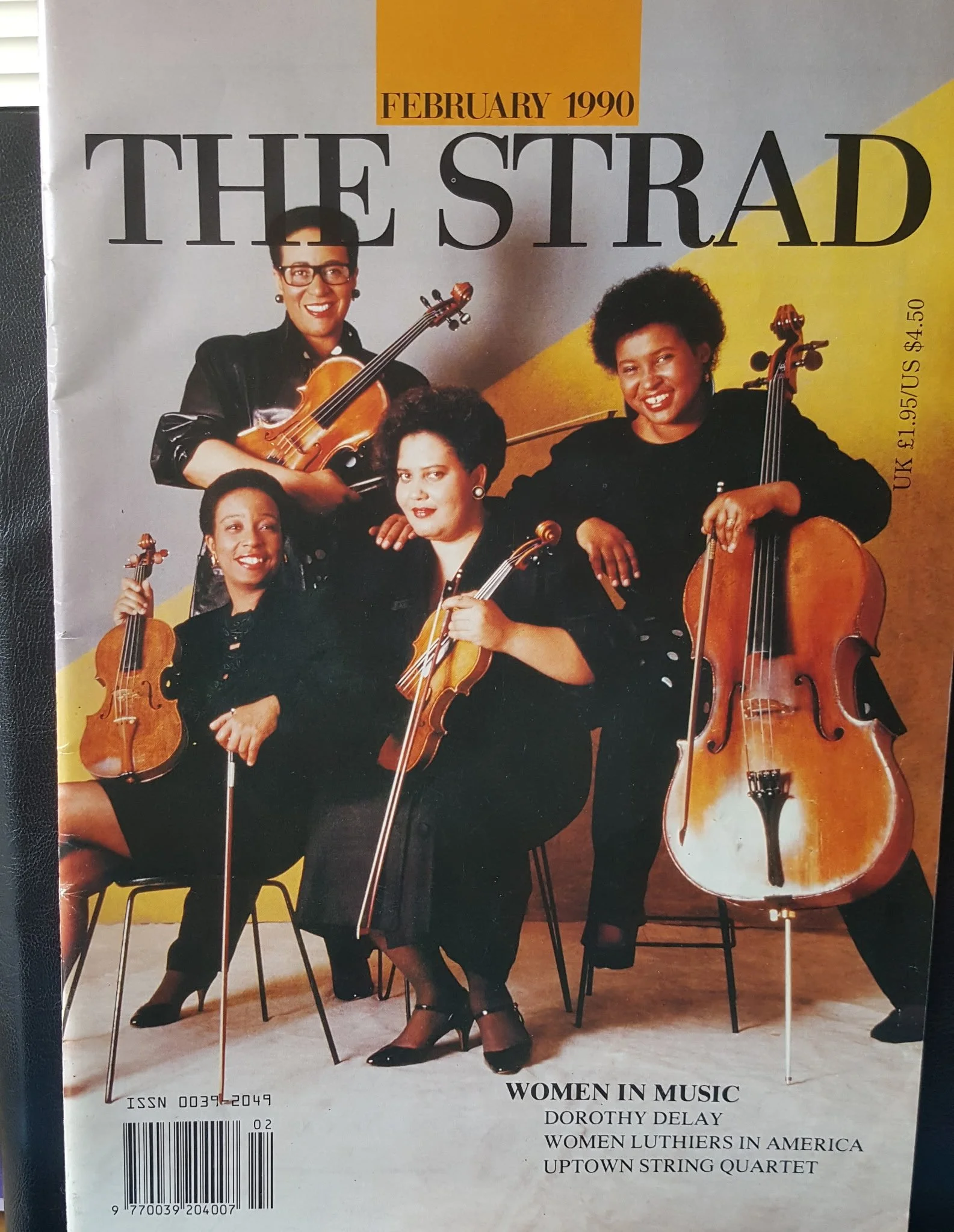 Uptown String Quartet featured in 
The Strad magazine
