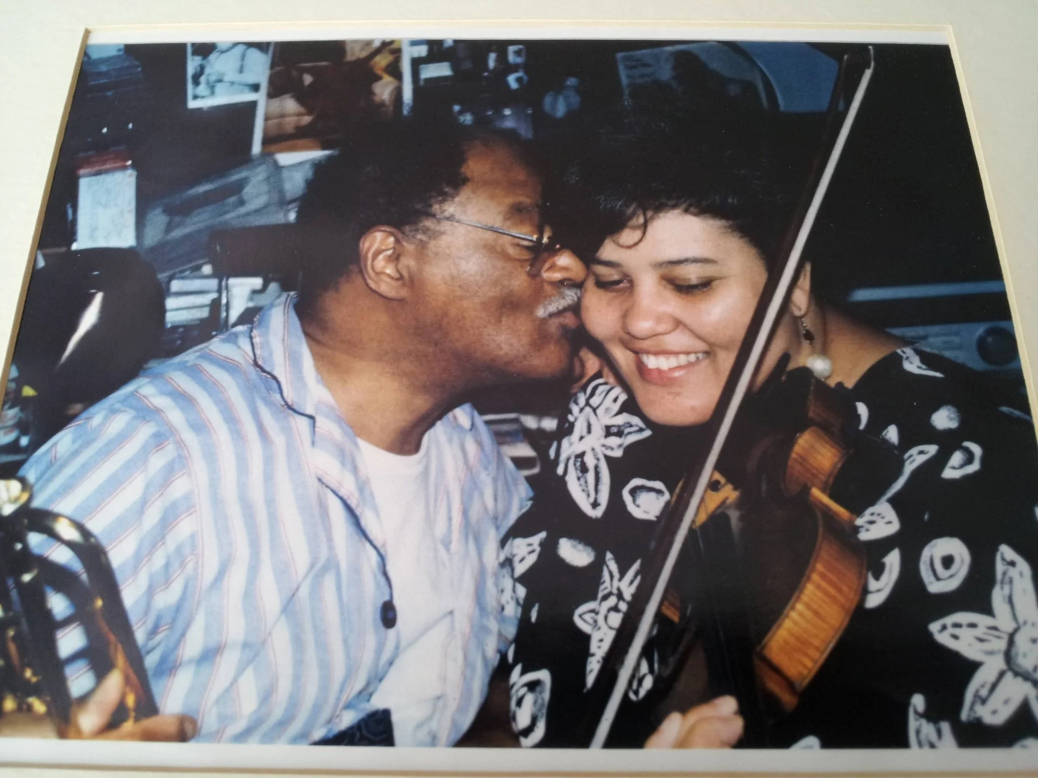 My beloved cuzzie Clark Terry in his favorite “Prisoner of Love” teaching pajamas