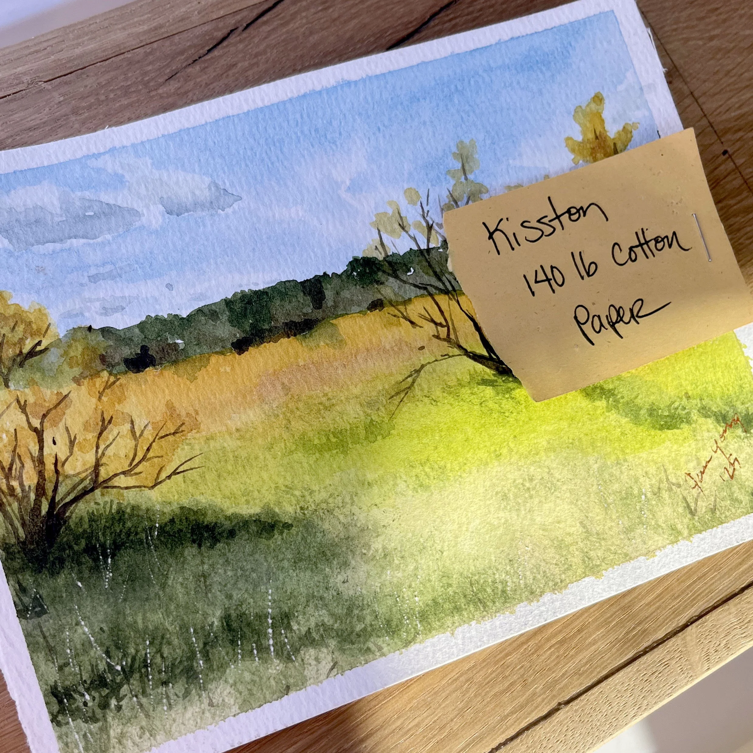 140 lb  cotton watercolor paper - Kisston