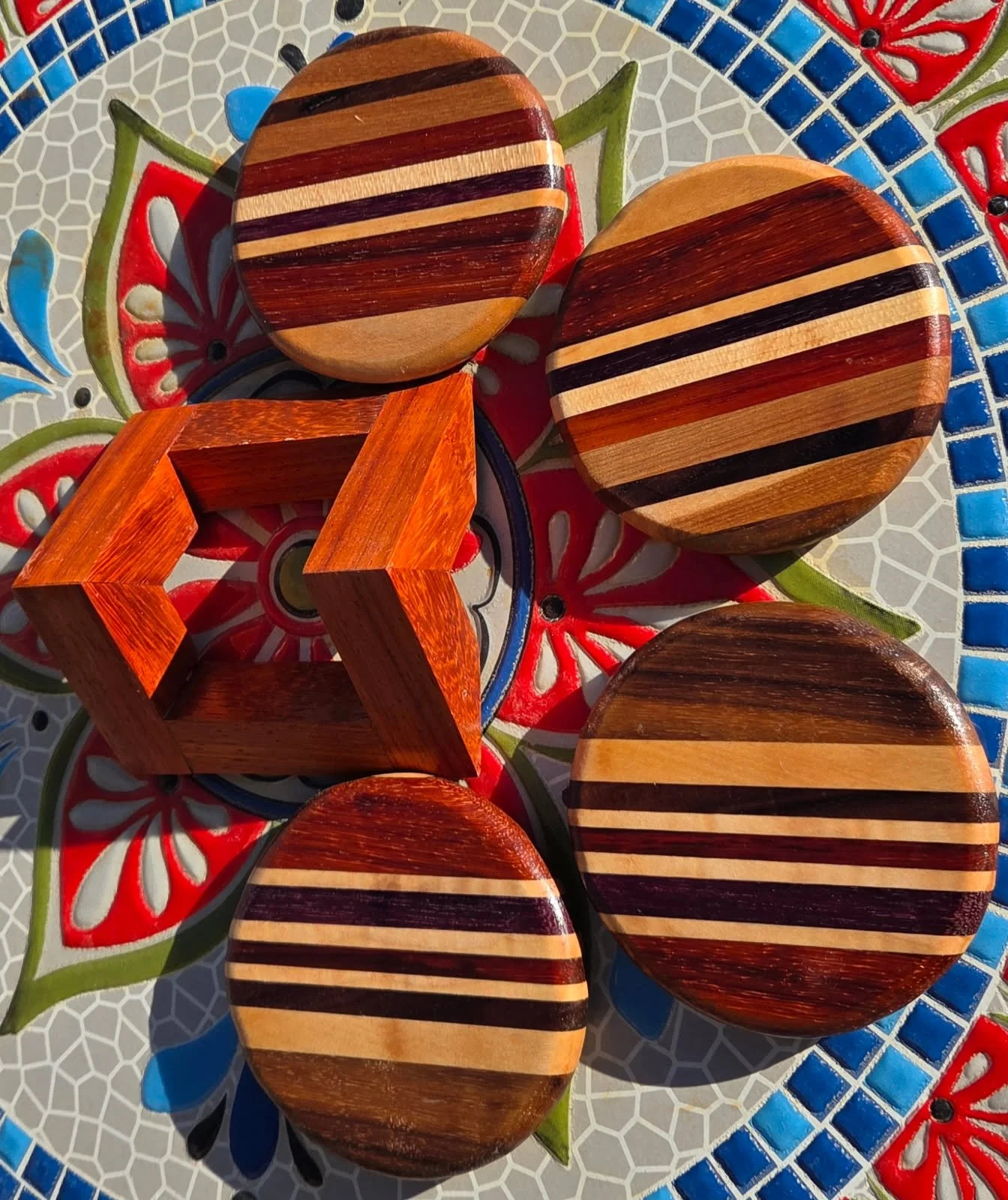 Coasters with Holder