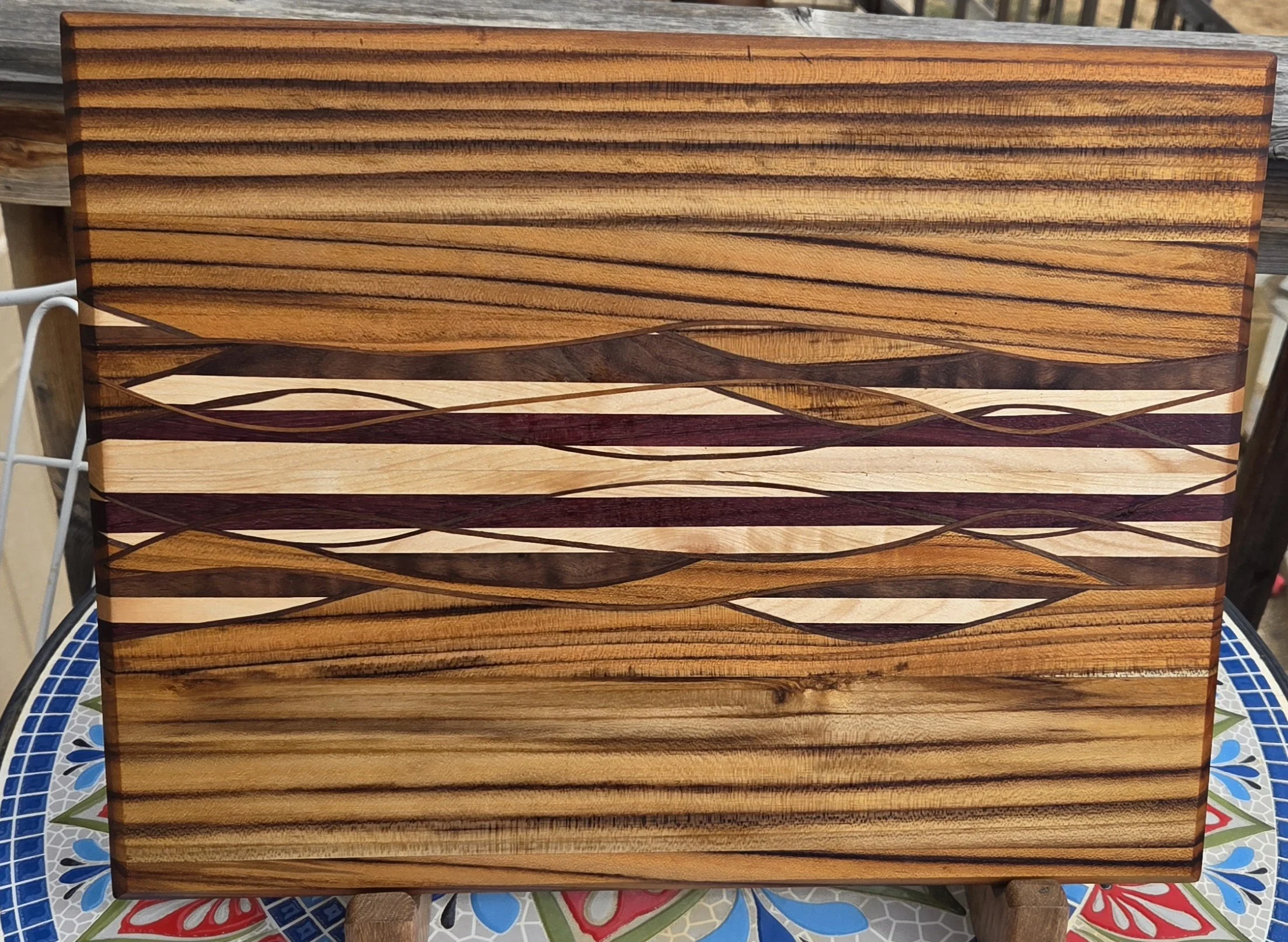 Edge Grain Weave Cutting Board