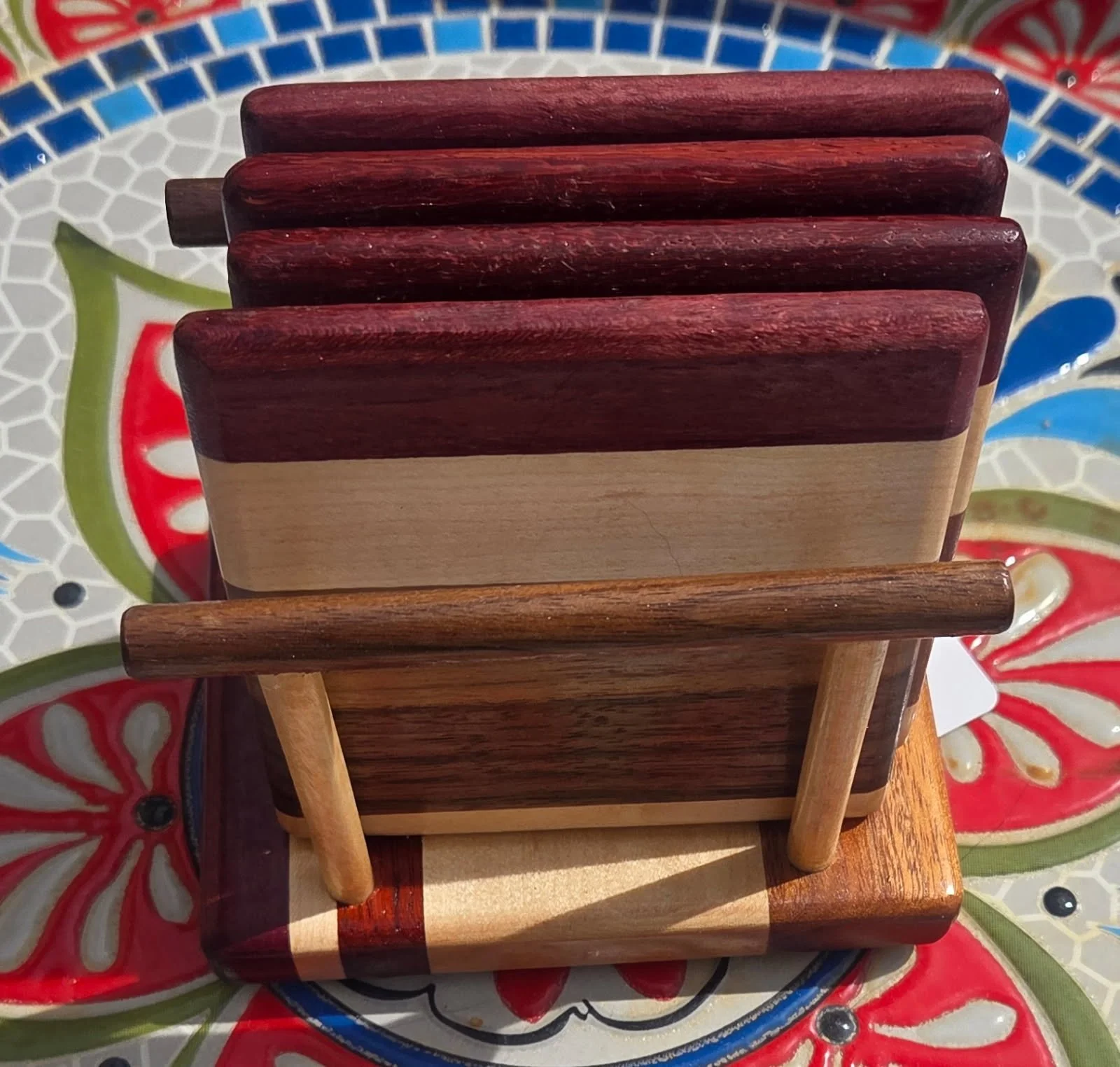 Hitching post coasters