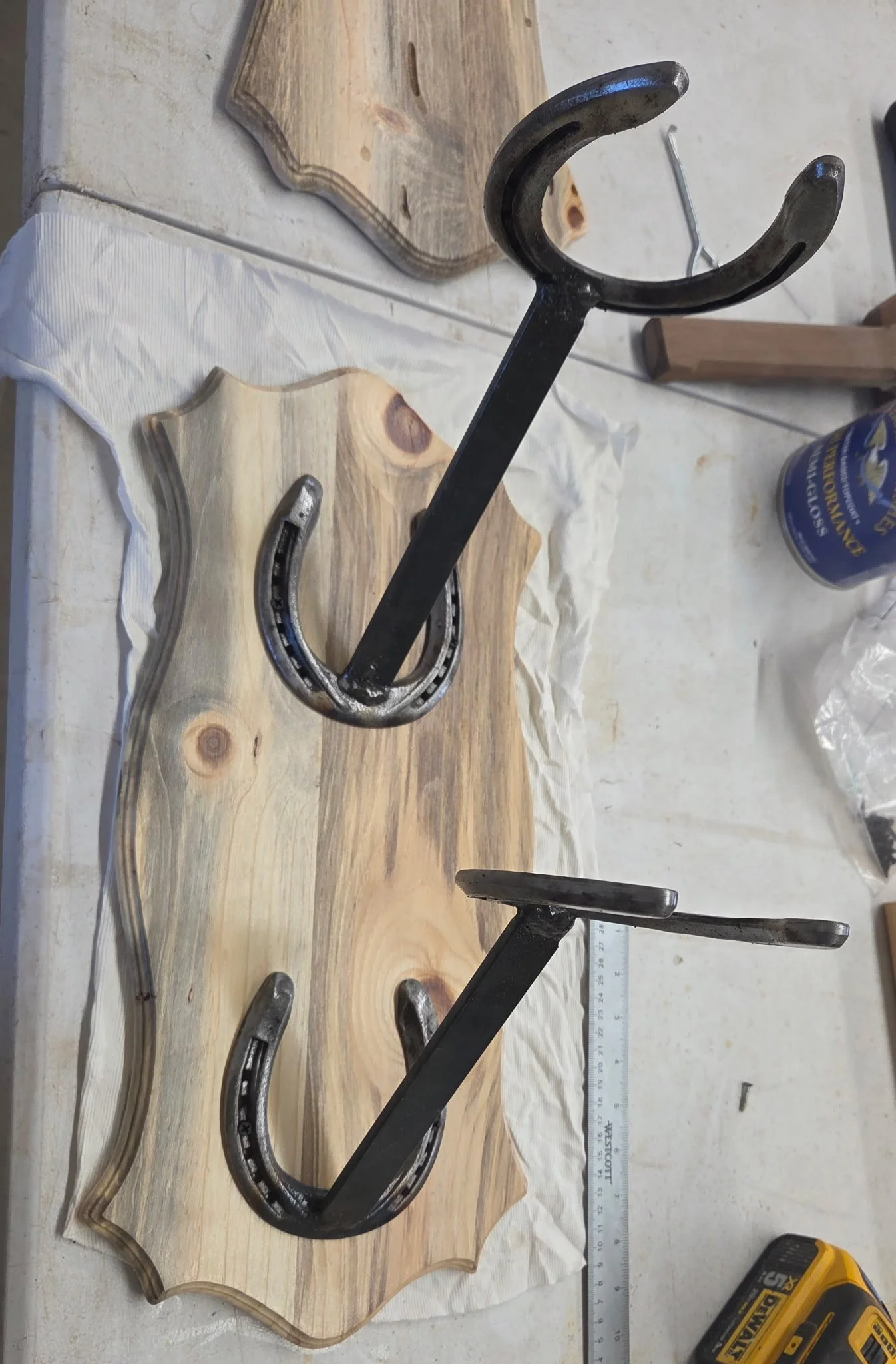 Vertical Double Hat Rack